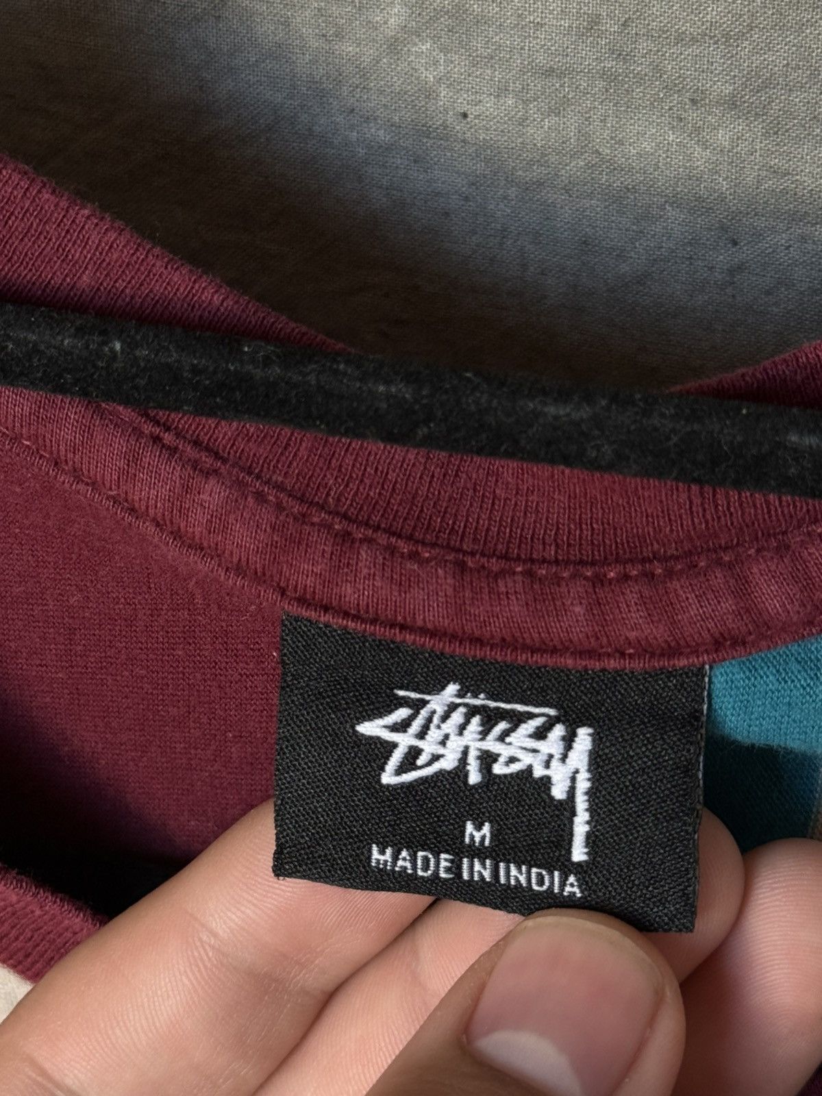 Stussy × Vintage Stussy centre logo T-Shirt Vintage Y2K Size US L / EU 52-54 / 3 - 4 Thumbnail