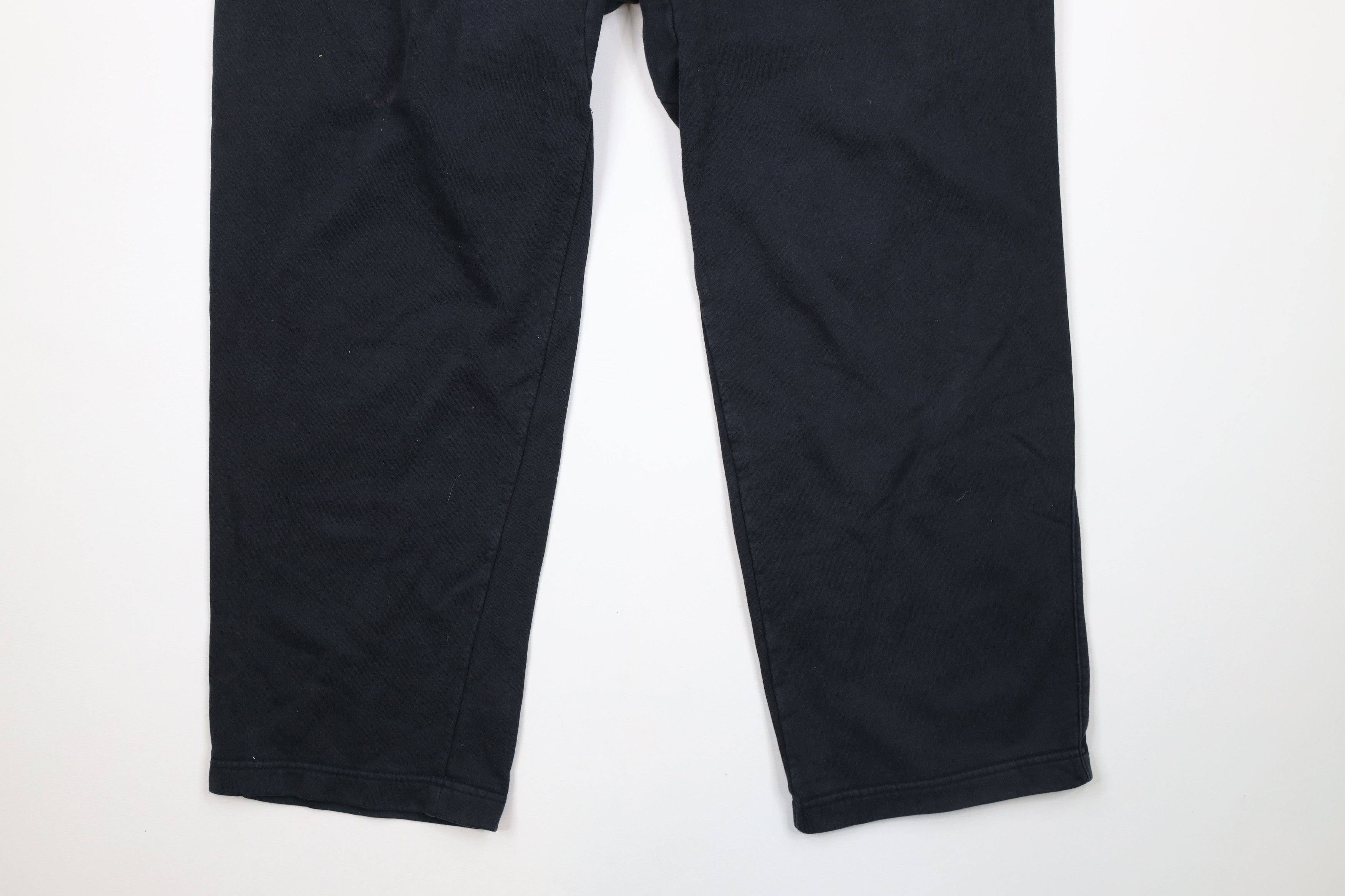 Nike × Vintage Vintage Nike Scott Mini Swoosh Wide Leg Sweatpants Black Size US 40 / EU 56 - 4 Thumbnail