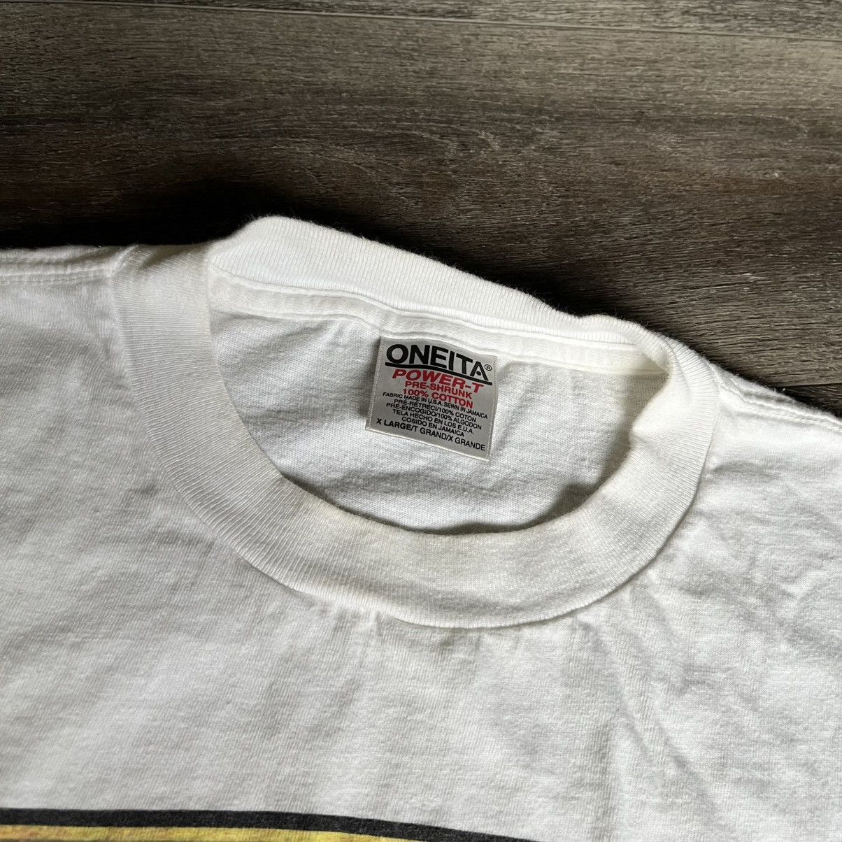 Vintage Vintage 1990s African American Farmer Painting Logo T Shirt Size US XL / EU 56 / 4 - 4 Thumbnail