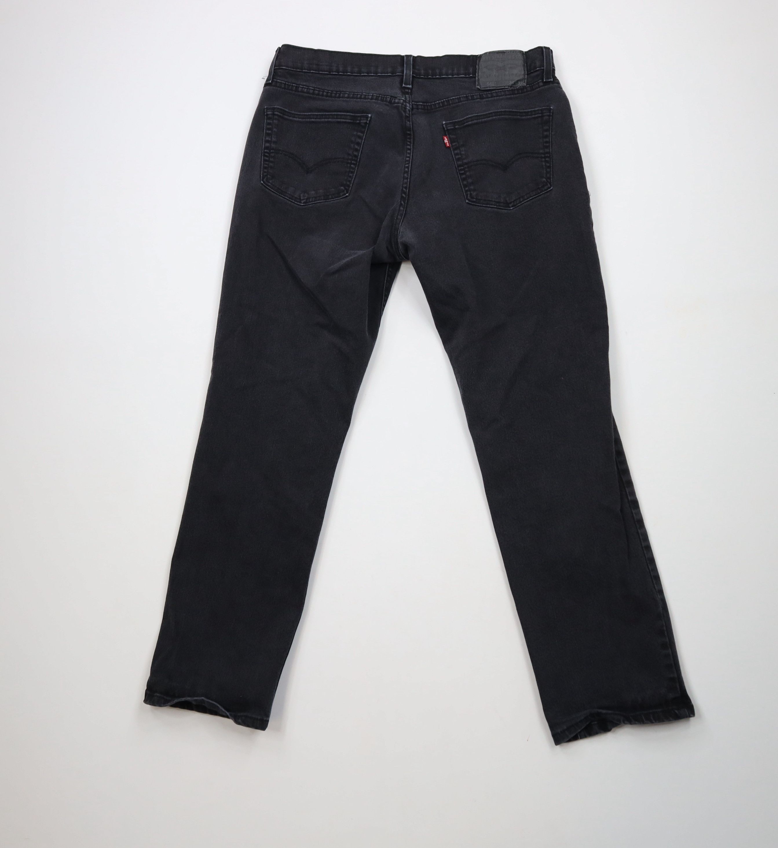 Levi's × Vintage Vintage Y2K Levis 541 Fit Tapered Leg Denim Jeans Black Size US 34 / EU 50 - 10 Thumbnail
