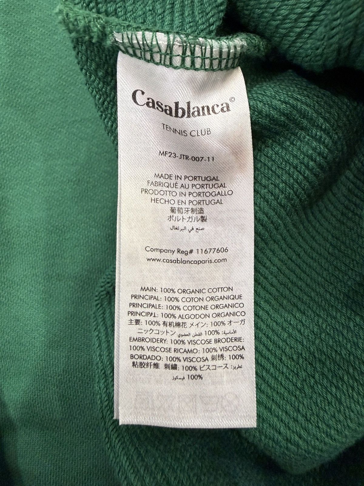 Casablanca Casablanca Green Tennis SweatSuit Size US XXL / EU 58 / 5 - 16 Thumbnail