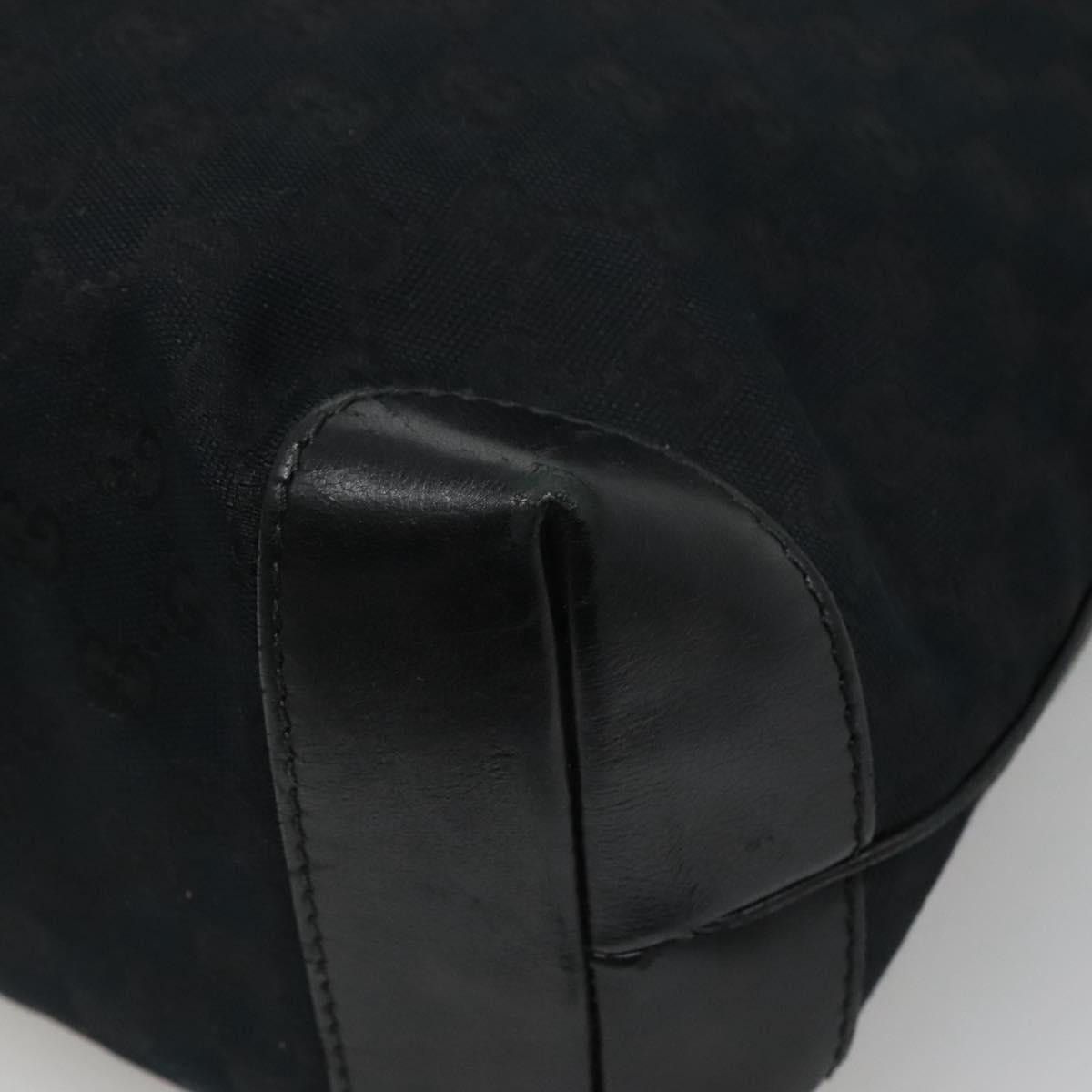 Gucci GUCCI GG Canvas Tote Bag Black Gold Size ONE SIZE - 12 Thumbnail