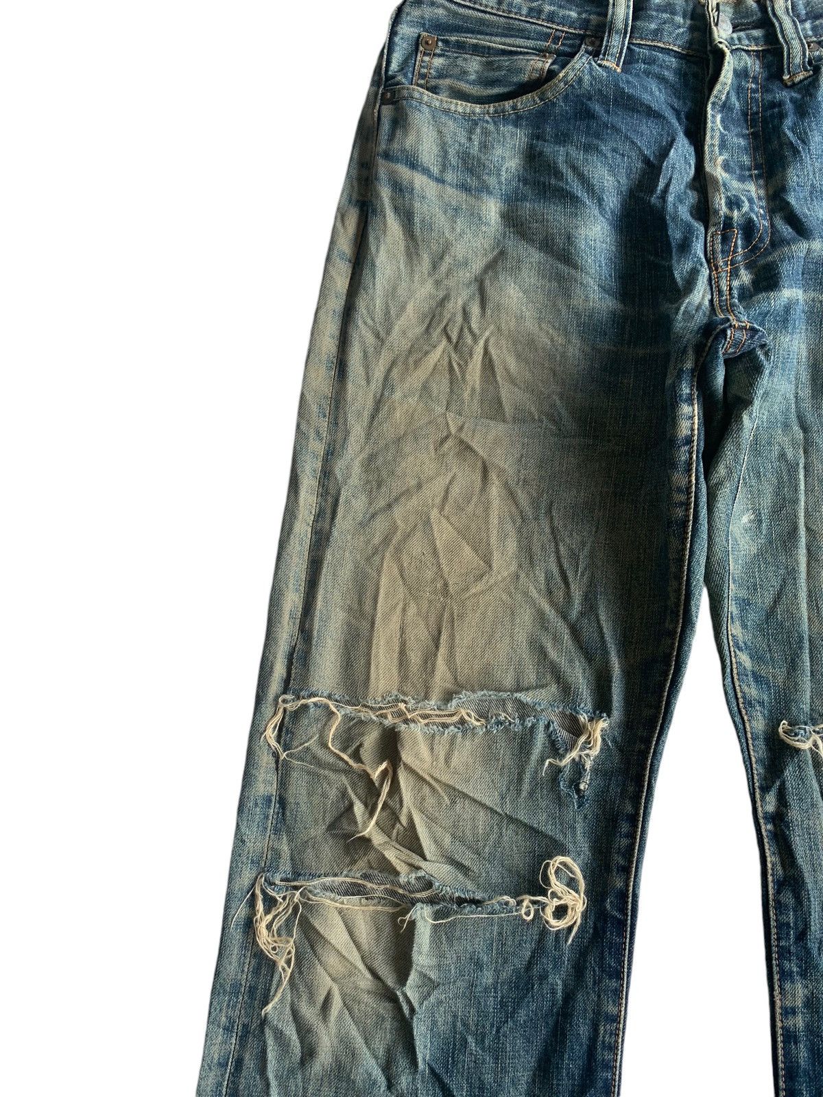 Japanese Brand × Jean Vintage Acoustic Japanese Rare Selvedge Distressed Denim Size US 31 - 11 Thumbnail