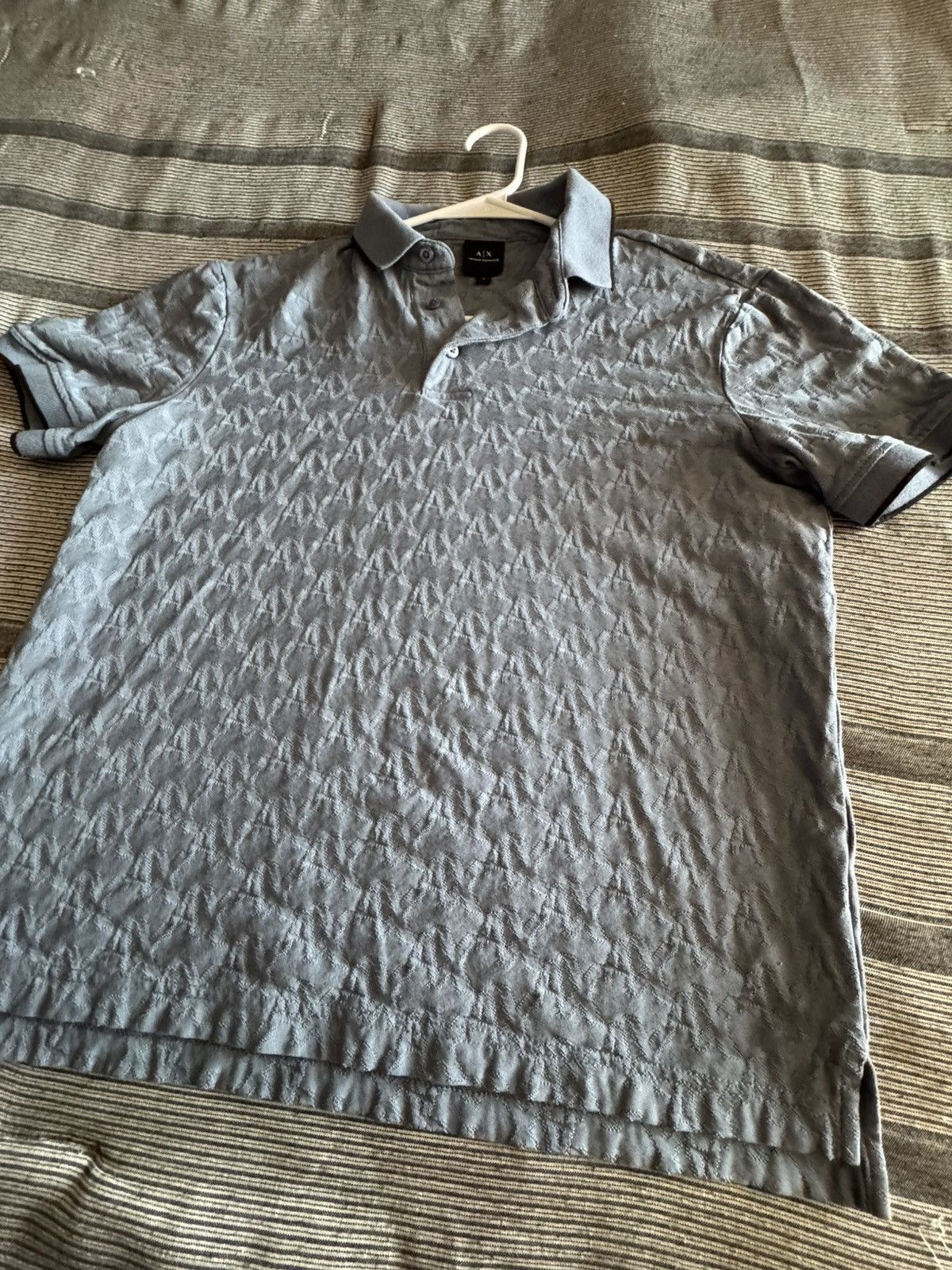 Armani Exchange BLUE ARMANI EXCHANGE POLO Size US S / EU 44-46 / 1 - 2 Thumbnail