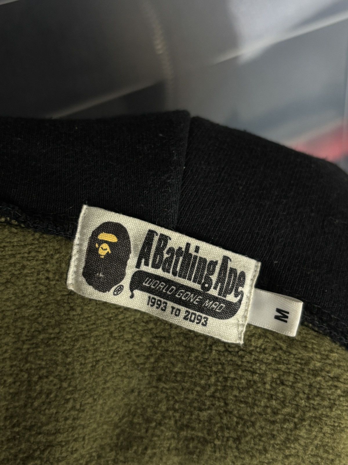 Bape Bape half green camo shark rare hoodie Size US M / EU 48-50 / 2 - 11 Thumbnail