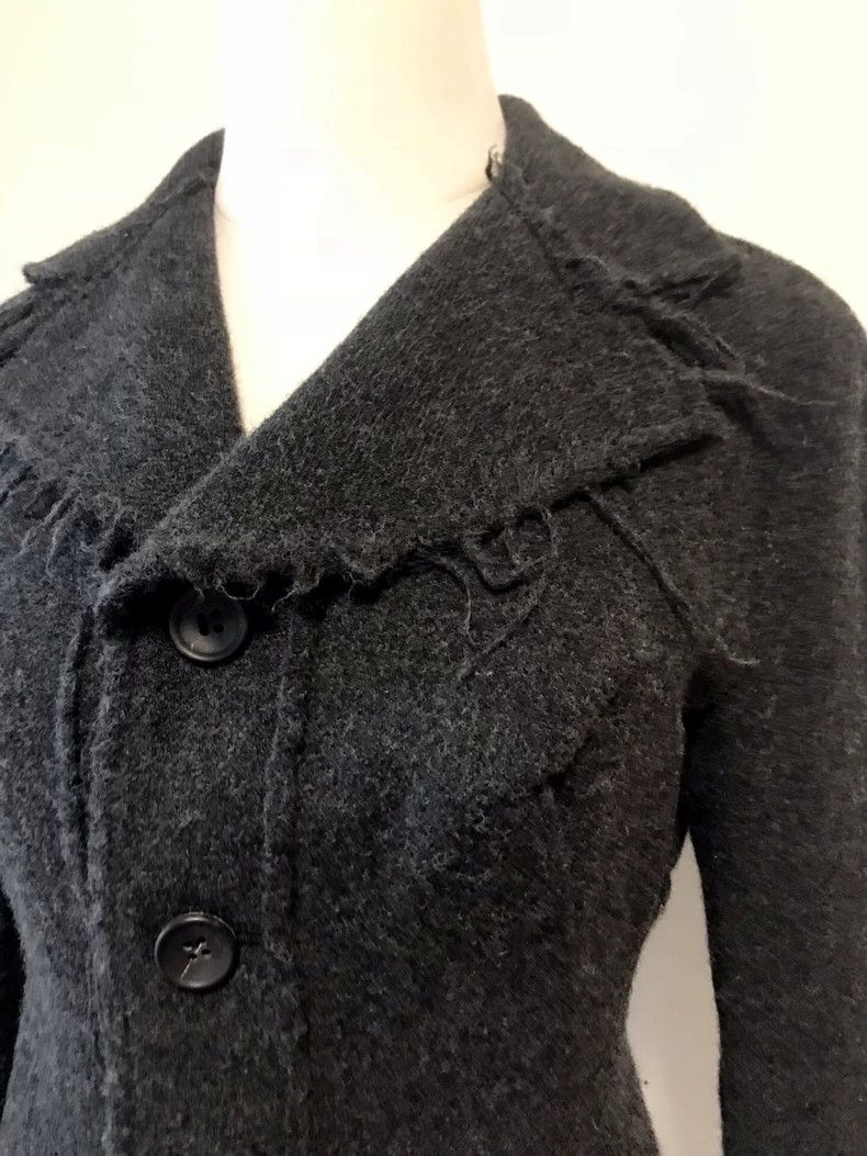 Comme Des Garcons Small Fragrant Wool Felting Ripped-Edge