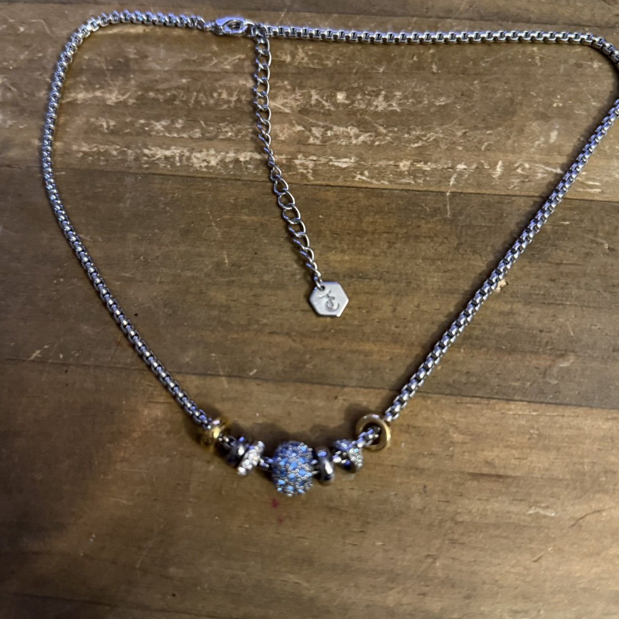 Other Touchstone Crystal sliding charm necklace Size ONE SIZE - 2 Thumbnail