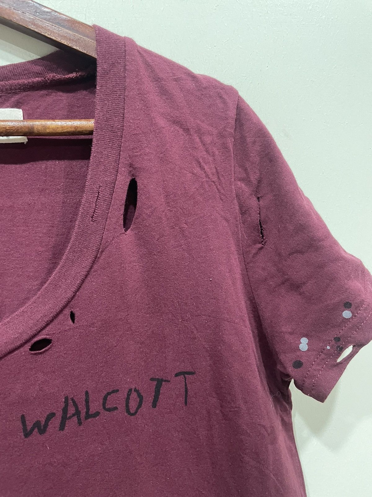 Japanese Brand × Jean-Michel Basquiat × Vintage SLY x Jean-Michel Basquiat Distressed Tshirt Size US S / EU 44-46 / 1 - 4 Thumbnail