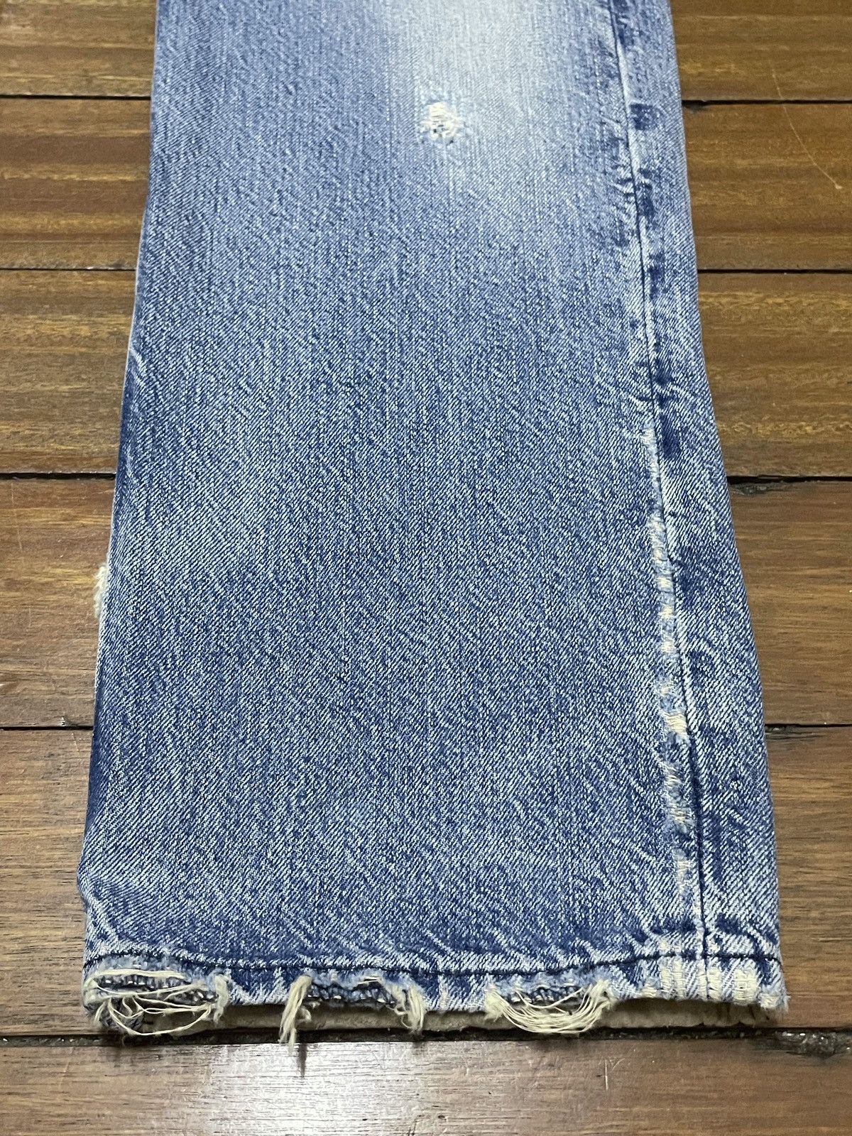 Polo Ralph Lauren Very Rare Vintage Polo Ralph Lauren Sashiko Boro Jeans 1990s Size US 31 - 6 Thumbnail