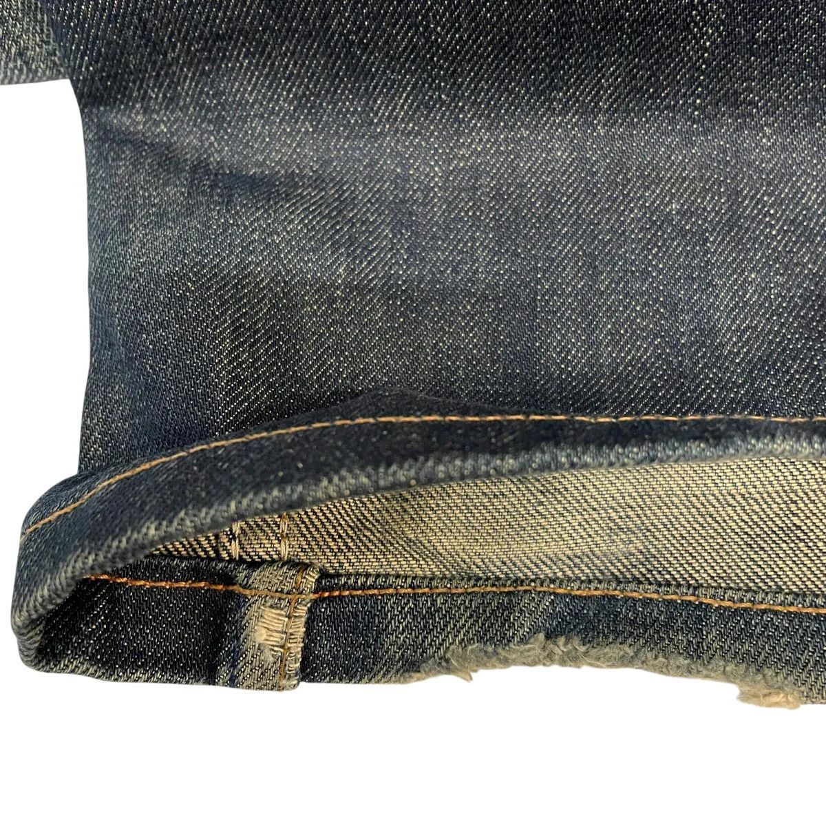 Comme des Garcons Gothic M Logo Straight Leg Denim Size US 33 - 3 Thumbnail