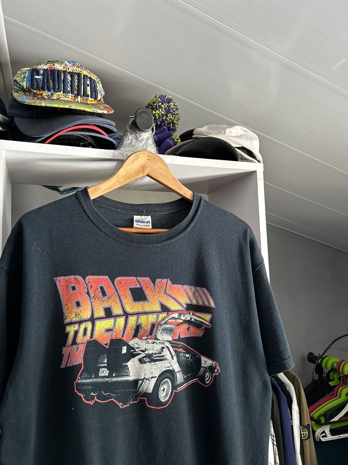 Vintage Y2K Vintage Back To The Future DeLorean Graphic t shirt Size US L / EU 52-54 / 3 - 2 Thumbnail