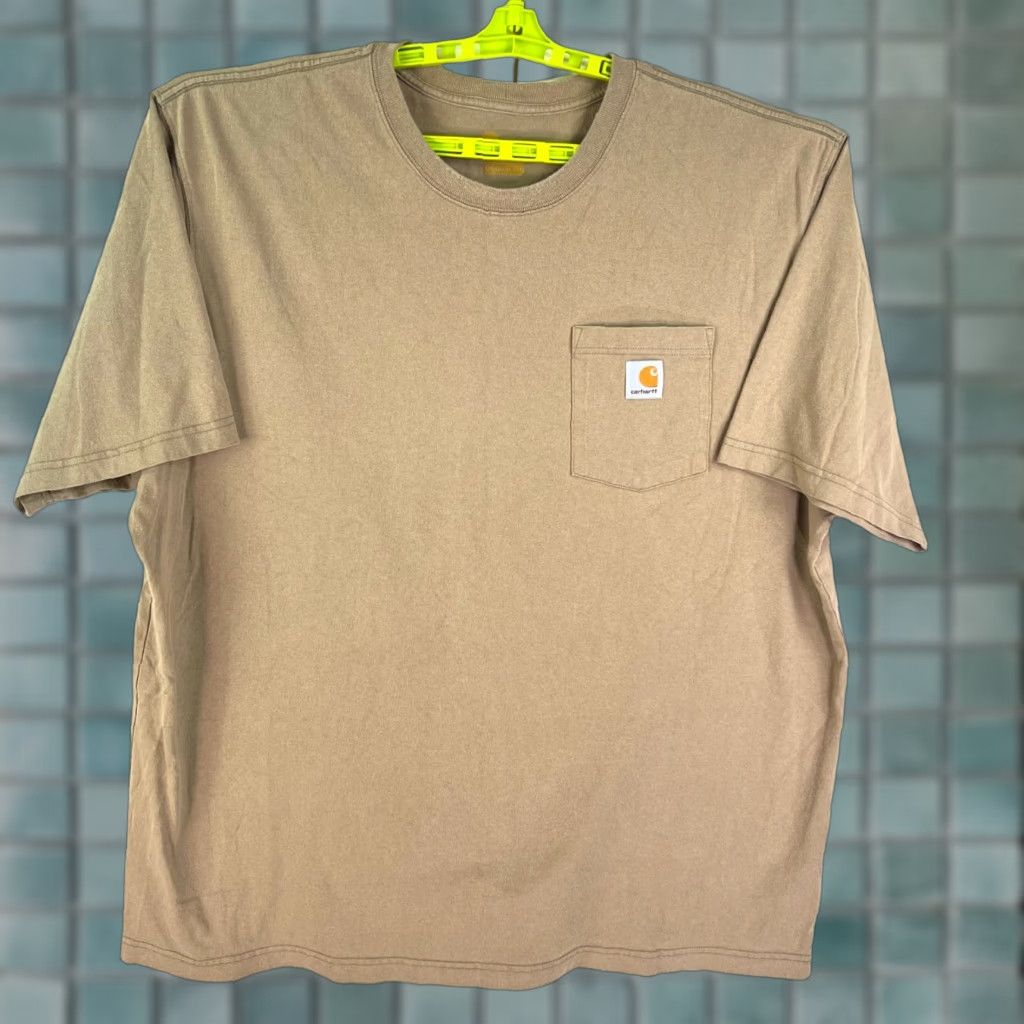 Carhartt Carhartt K87 Pocket T Shirt Mens Size 2XL Tan Short Sleeve Vintage Size US XXL / EU 58 / 5 - 1 Thumbnail