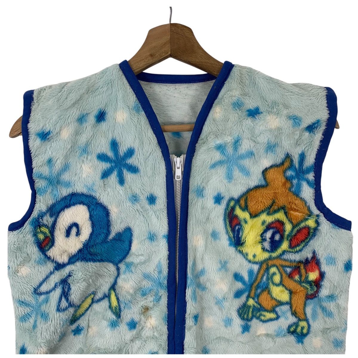 Anime × Pokemon × Vintage Vintage POKEMON Anime Japanese Cartoon Fleece Vest Jacket Size US S / EU 44-46 / 1 - 3 Thumbnail