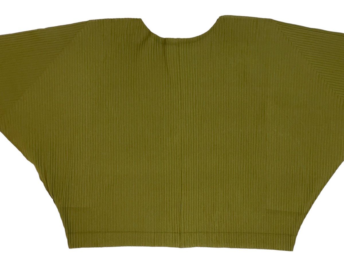 Issey Miyake IS Issey Miyake Me Batwing Pleated Crop Top Size ONE SIZE - 7 Thumbnail