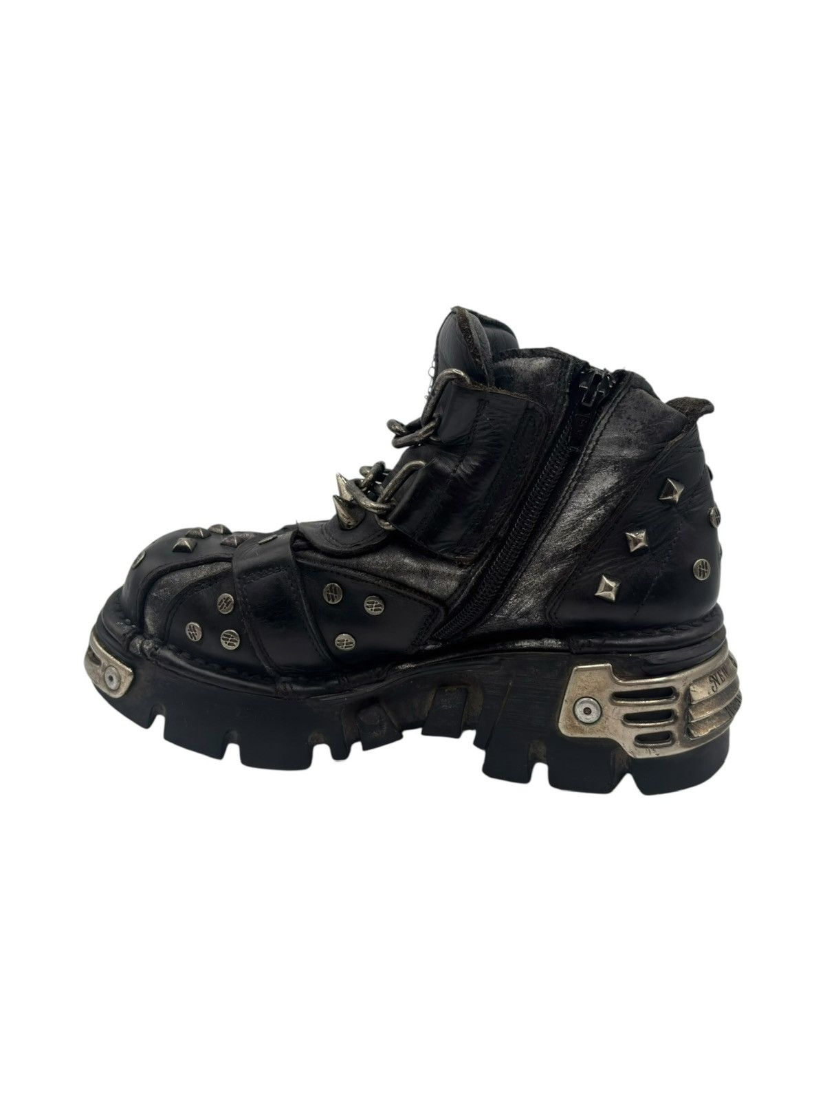 New Rock Vintage New Rock studded platform boots Size 38 Size US 8 / IT 38 - 5 Thumbnail