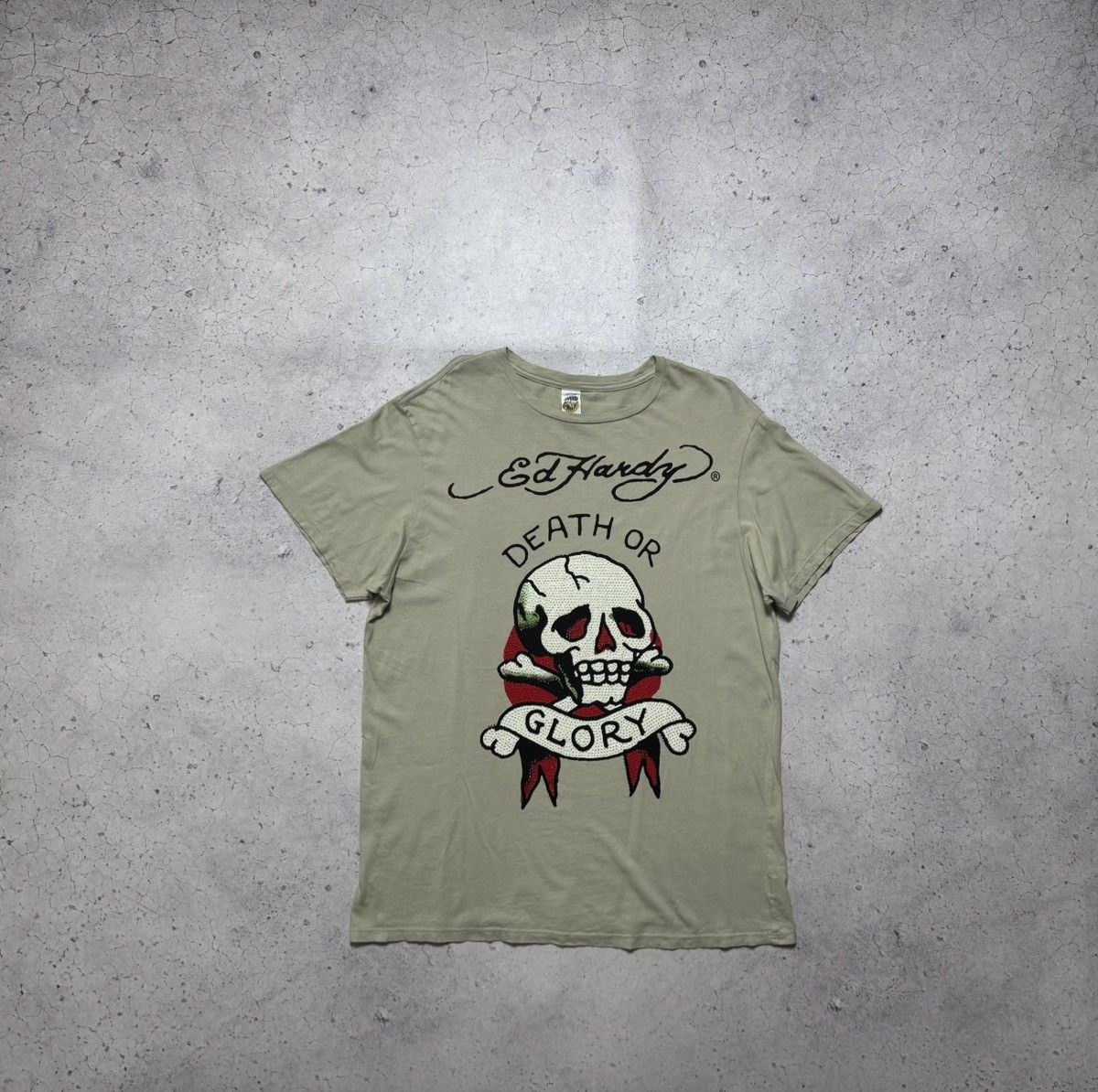 Ed Hardy Ed Hardy by Christian Audigier Big Logo T-Shirt Size XL Size US XL / EU 56 / 4 - 2 Thumbnail