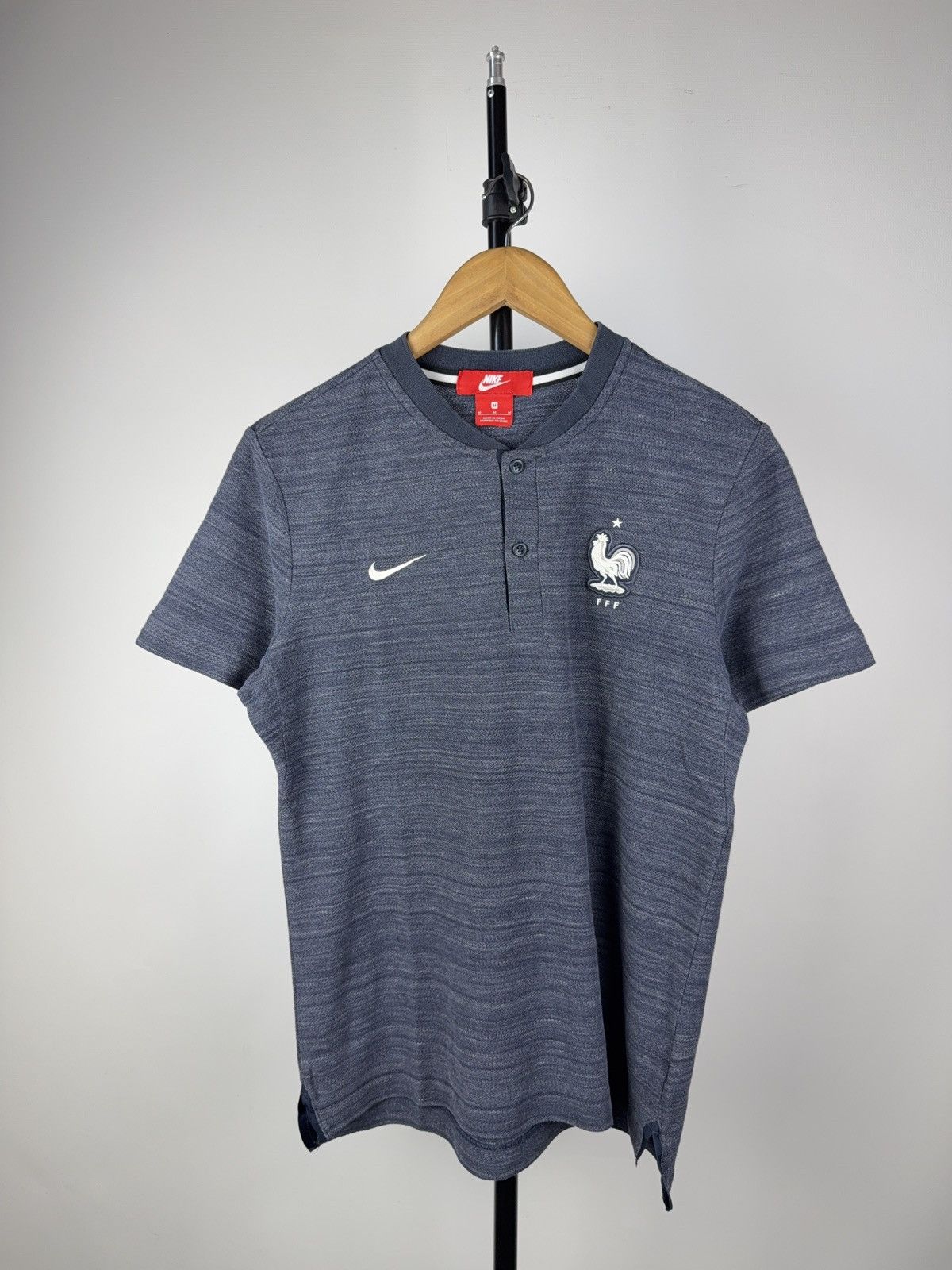 Nike Vintage 00s Nike soccer France FFF Polos T shirt Size US M / EU 48-50 / 2 - 1 Thumbnail
