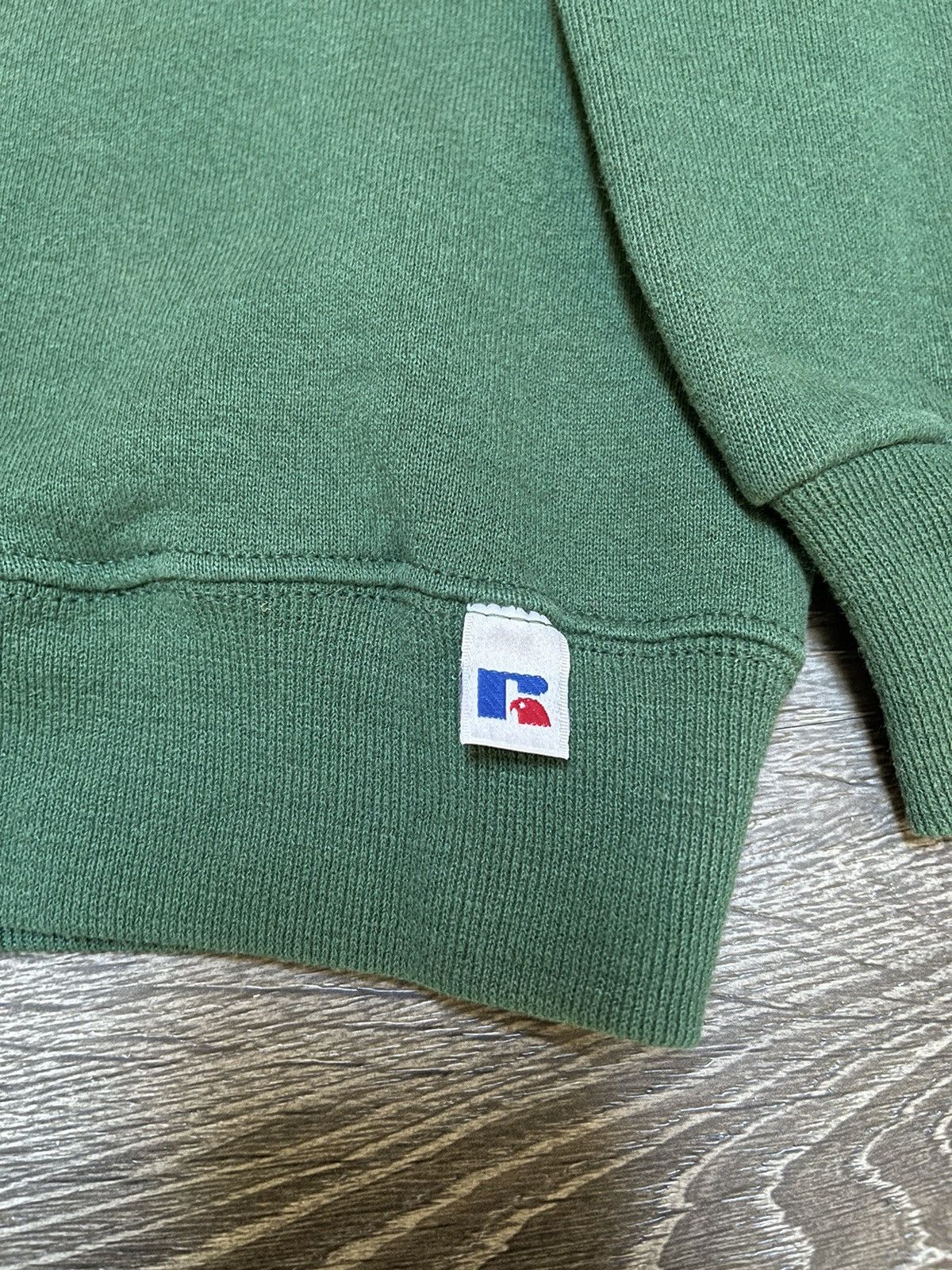 Russell Athletic × Vintage Vintage Russell Athletic Forest Green Crewneck Sweatshirt Size US L / EU 52-54 / 3 - 2 Thumbnail