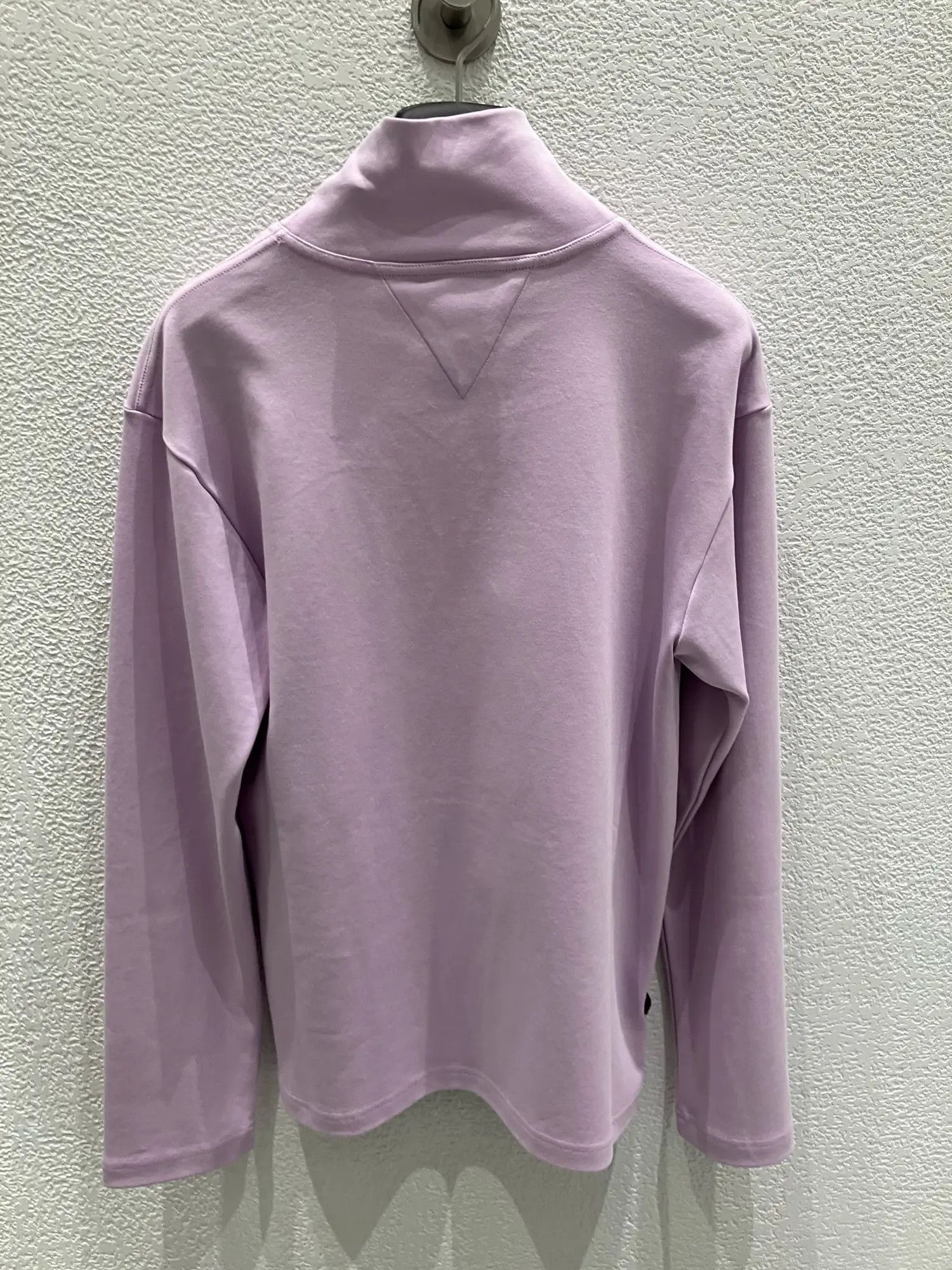 Balenciaga o1lf3ng10525 Heavy Weight Fluid Jersey T-Shirt in Thistle Size US XS / EU 42 / 0 - 3 Thumbnail