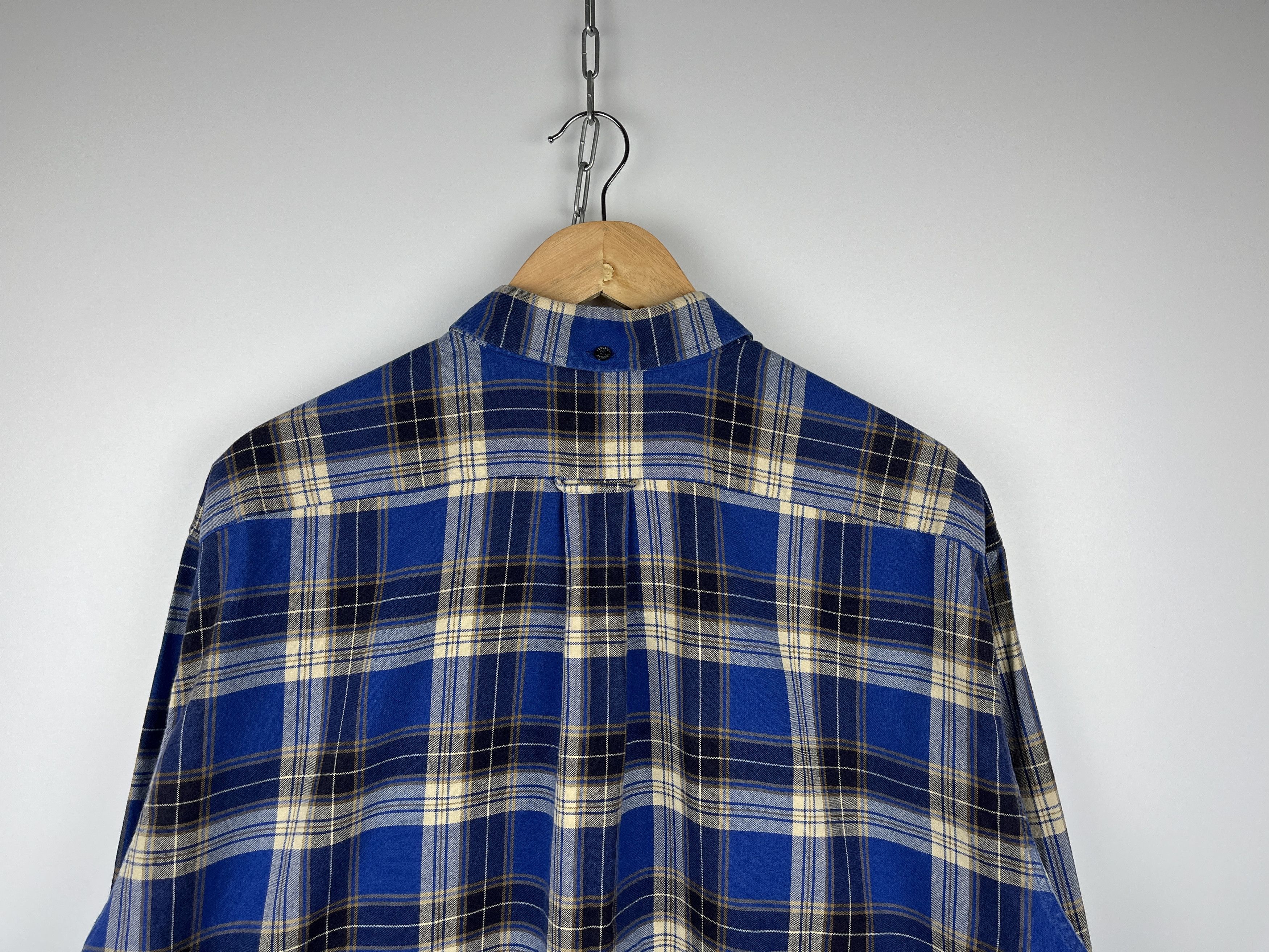 Lacoste 90's Lacoste Vintage Long Sleeve Check Shirt fits to L-XL Size US L / EU 52-54 / 3 - 12 Thumbnail