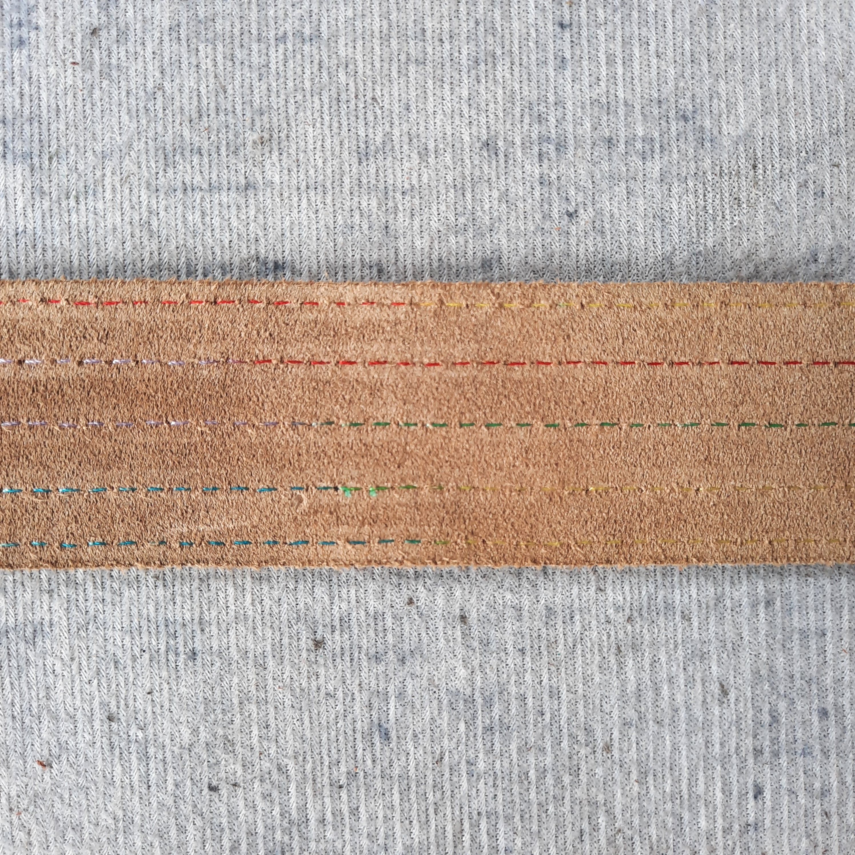 14th Addiction 🧵 Japanese craft garrison multicolor rainbow leather belt Size ONE SIZE - 7 Thumbnail