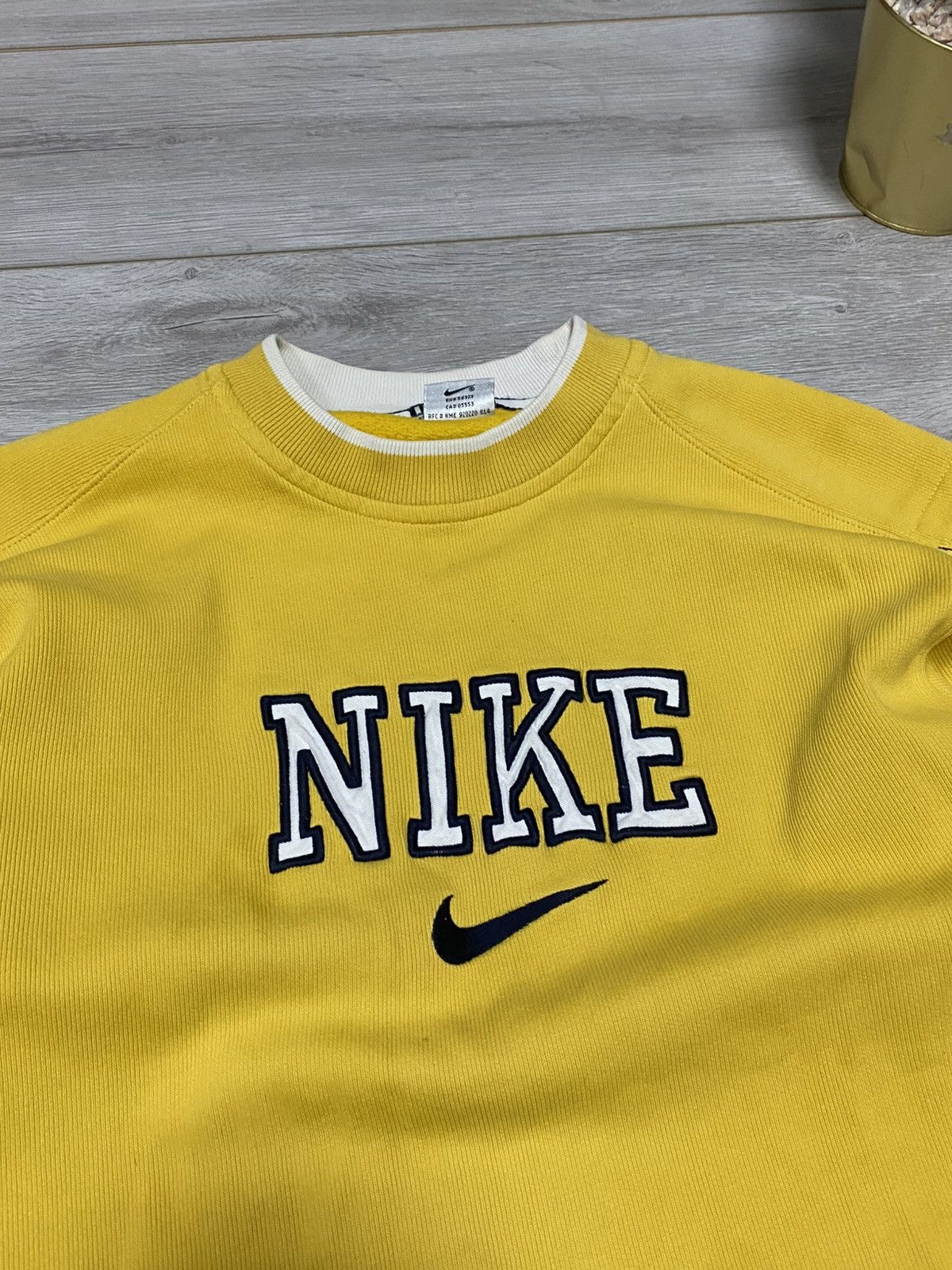 Nike Nike vintage spell out big swoosh sweatshirt Size US M / EU 48-50 / 2 - 2 Thumbnail