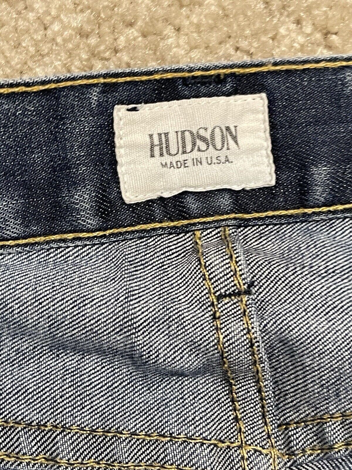 Hudson × Vintage Hudson Byron Straight Jeans Men’s Blue Medium-Dark Size US 36 / EU 52 - 13 Thumbnail