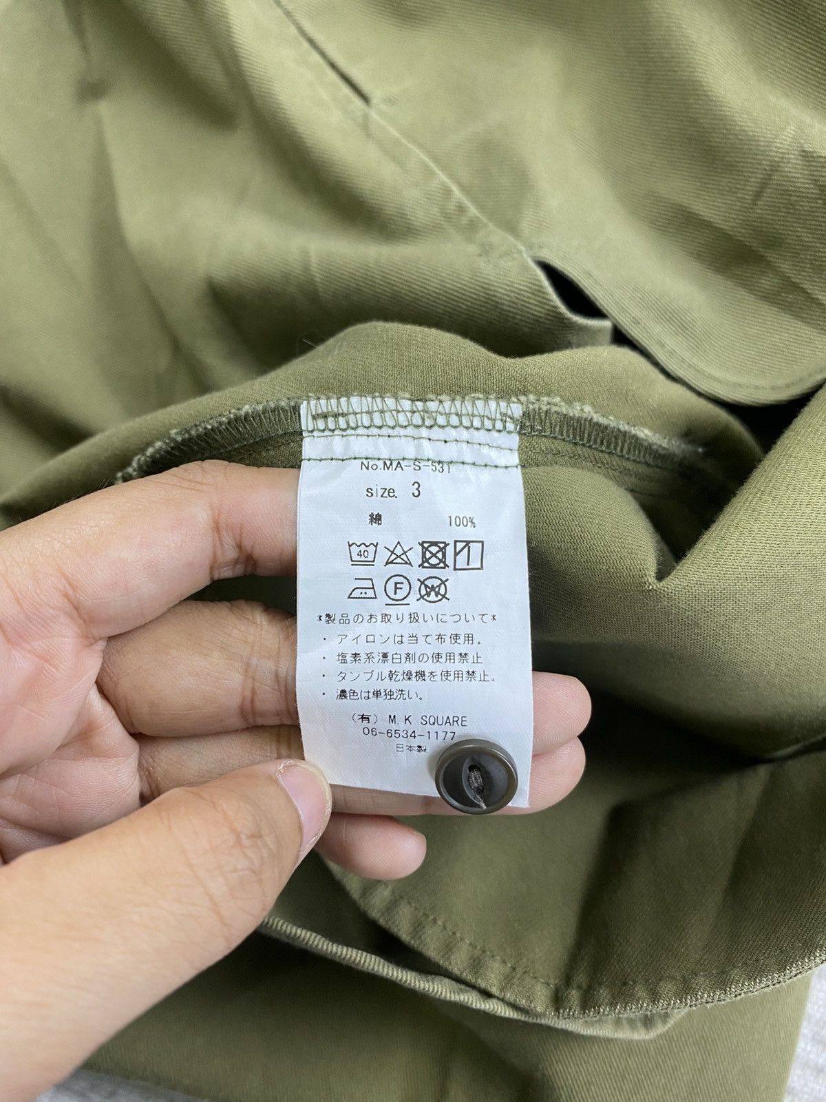 Manual Alphabet 🔥 Manual Alpabet Japan Fashion Style Twill Pull Over Jacket Size US L / EU 52-54 / 3 - 9 Thumbnail