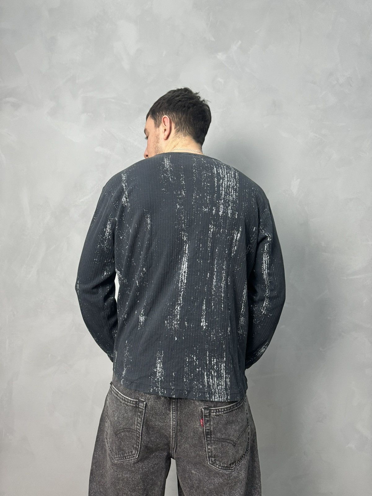 Guess Vintage Y2K AFFLICTION STYLE LONGSLEEVE AVANT-GARDE Size US M / EU 48-50 / 2 - 7 Thumbnail