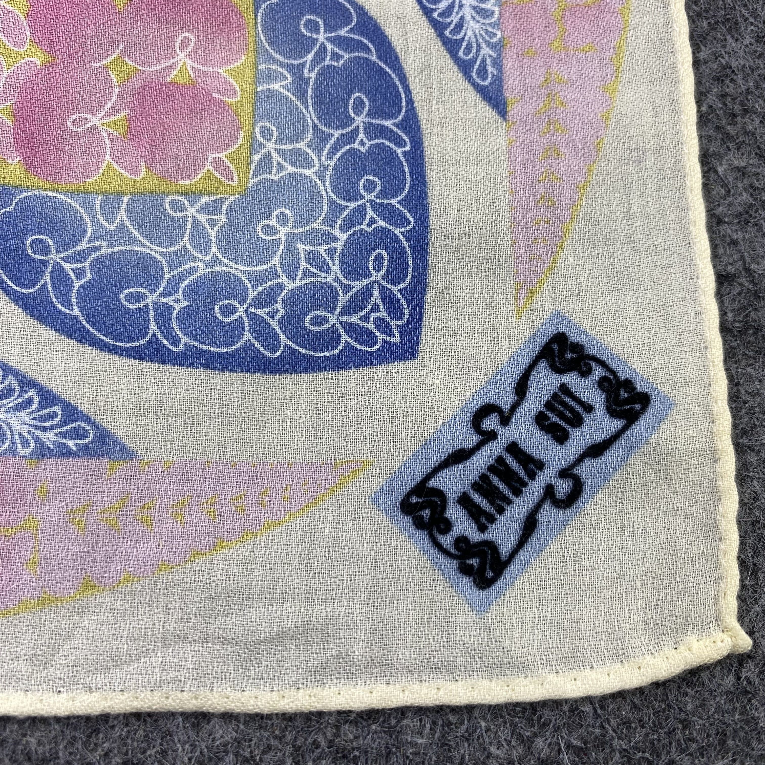 Anna Sui Anna Sui Handkerchief Neckerchief Bandana-B1862 Size ONE SIZE - 7 Thumbnail