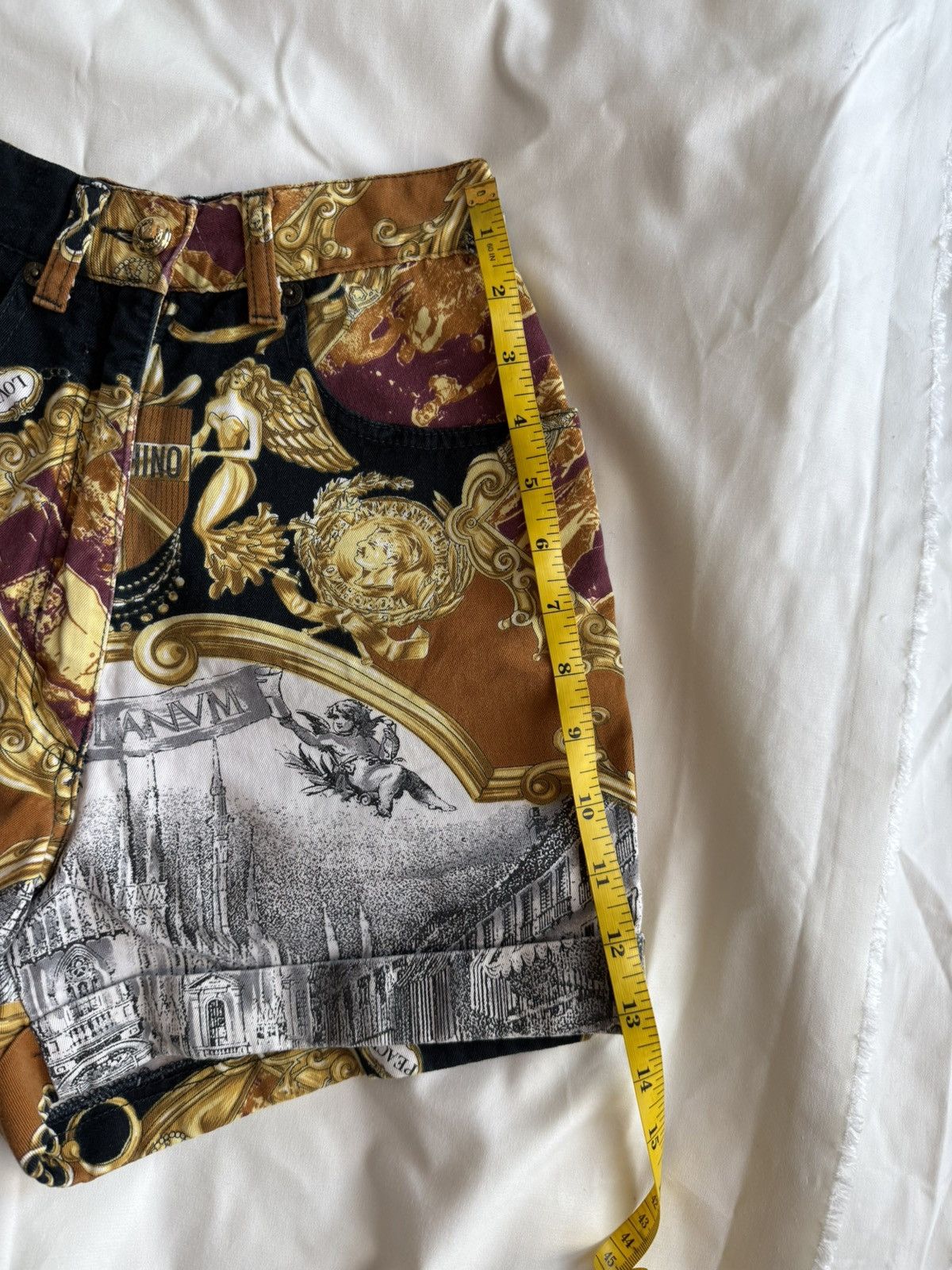 Moschino Vintage Moschino Jeans Printed Shorts Size 22" - 4 Thumbnail