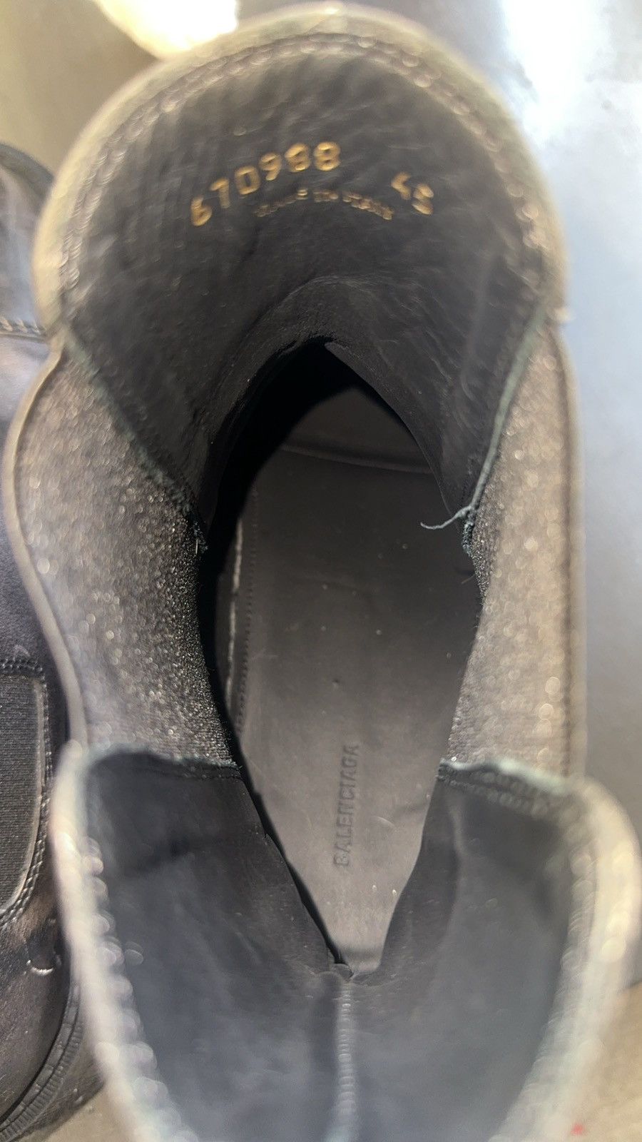 Balenciaga BALENCIAGA TRACTOR BOOTIE L20 AGED EFFECT LEATHER Size US 12 / EU 45 - 10 Thumbnail