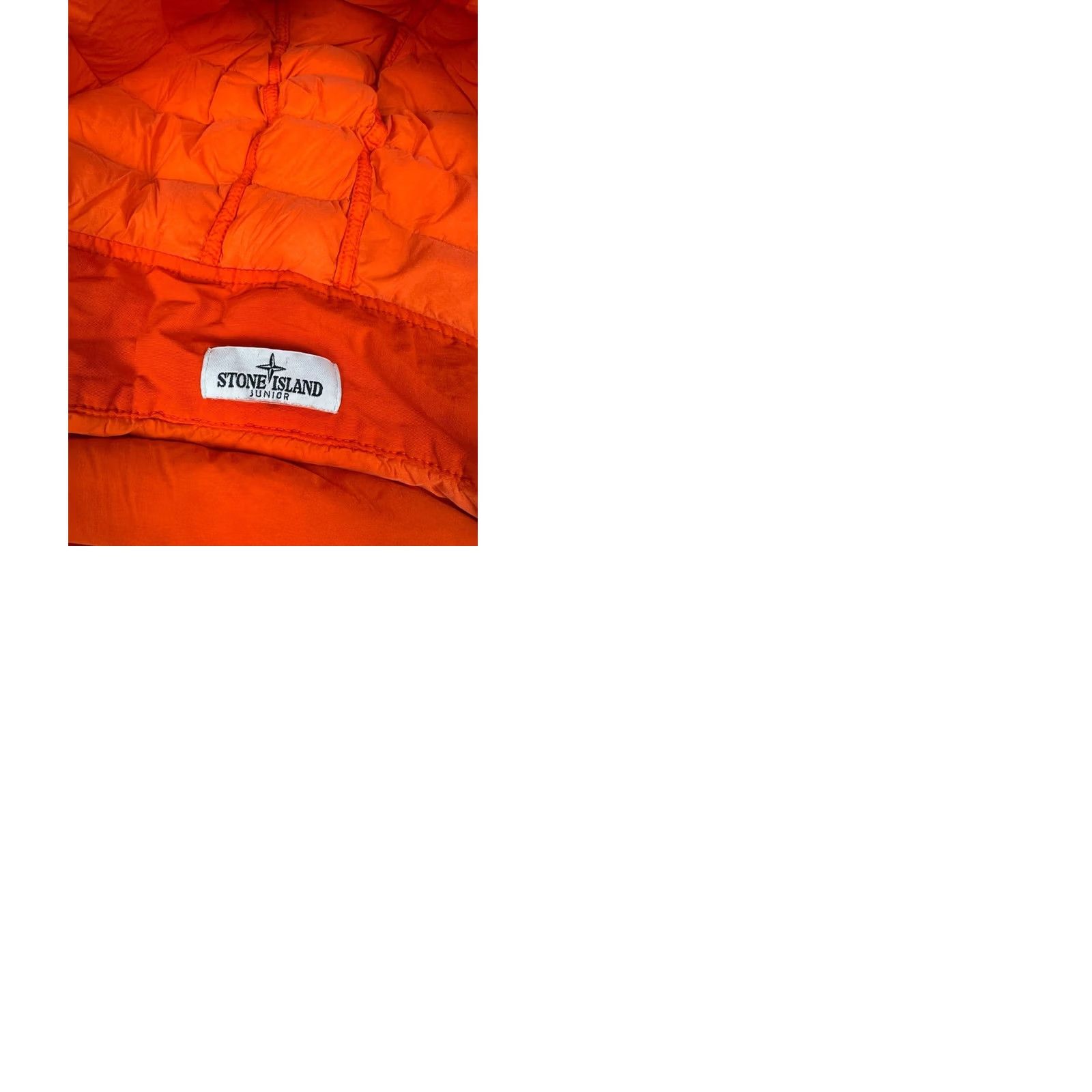 Stone Island Stone Island Down Jacket Hooded Puffer Men Size S Orange Jacket Mens Winter Fashion Logo Nylon Zip Casual Size US S / EU 44-46 / 1 - 12 Thumbnail