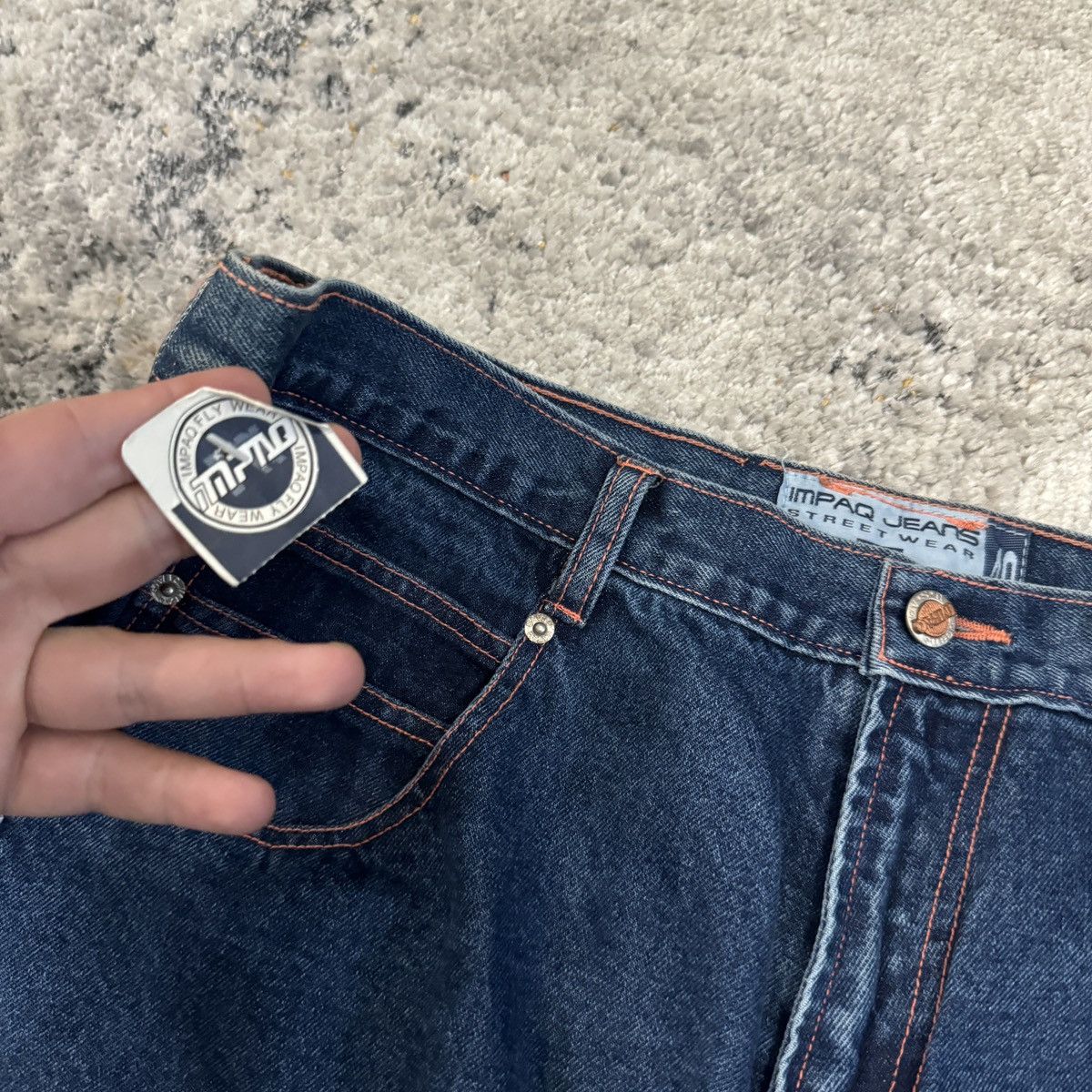 JNCO × Vintage Vintage Y2K JNCO style baggy wide leg shorts Size US 40 / EU 56 - 6 Thumbnail