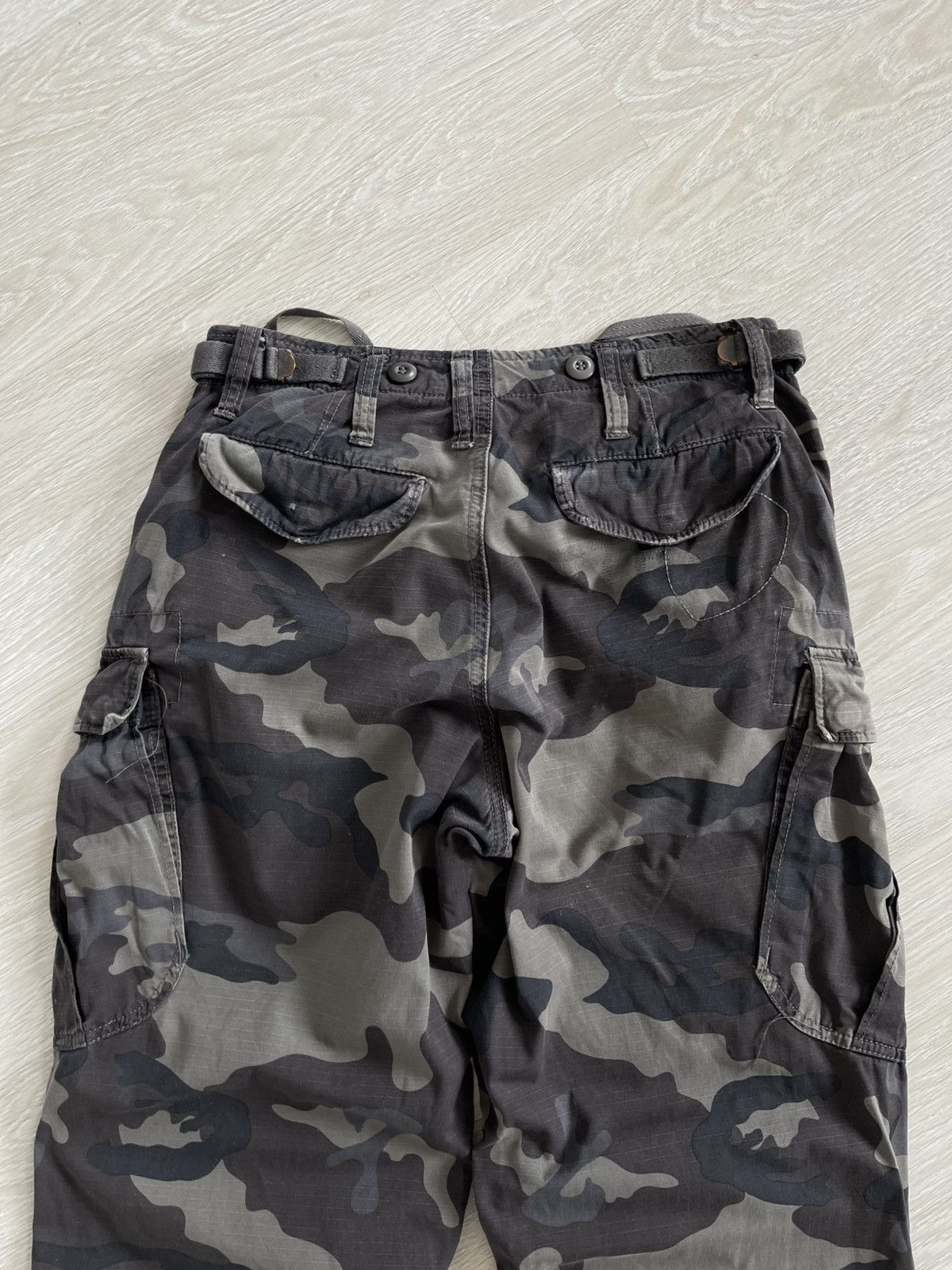 G-Star G Star Raw Military Camo Baggy Distressed Cargo Pants Size US 30 / EU 46 - 11 Thumbnail