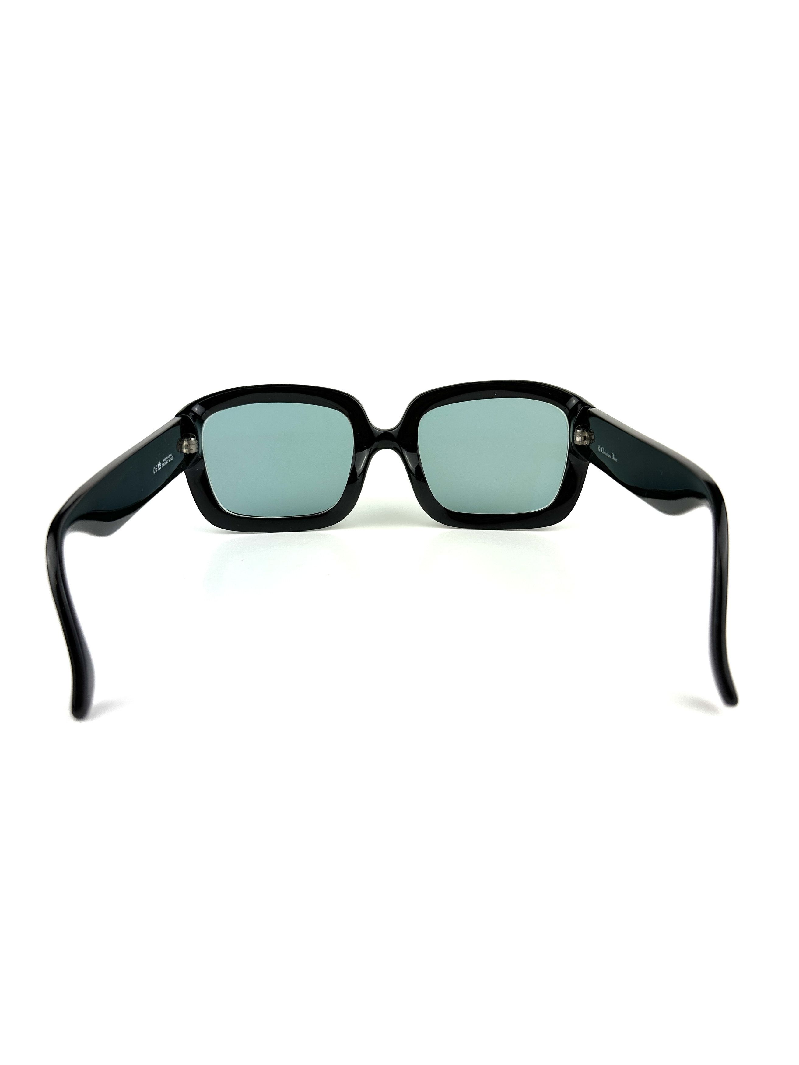 Dior 1980s Dior oversized Square CD Logo Sunglasses Size ONE SIZE - 4 Thumbnail