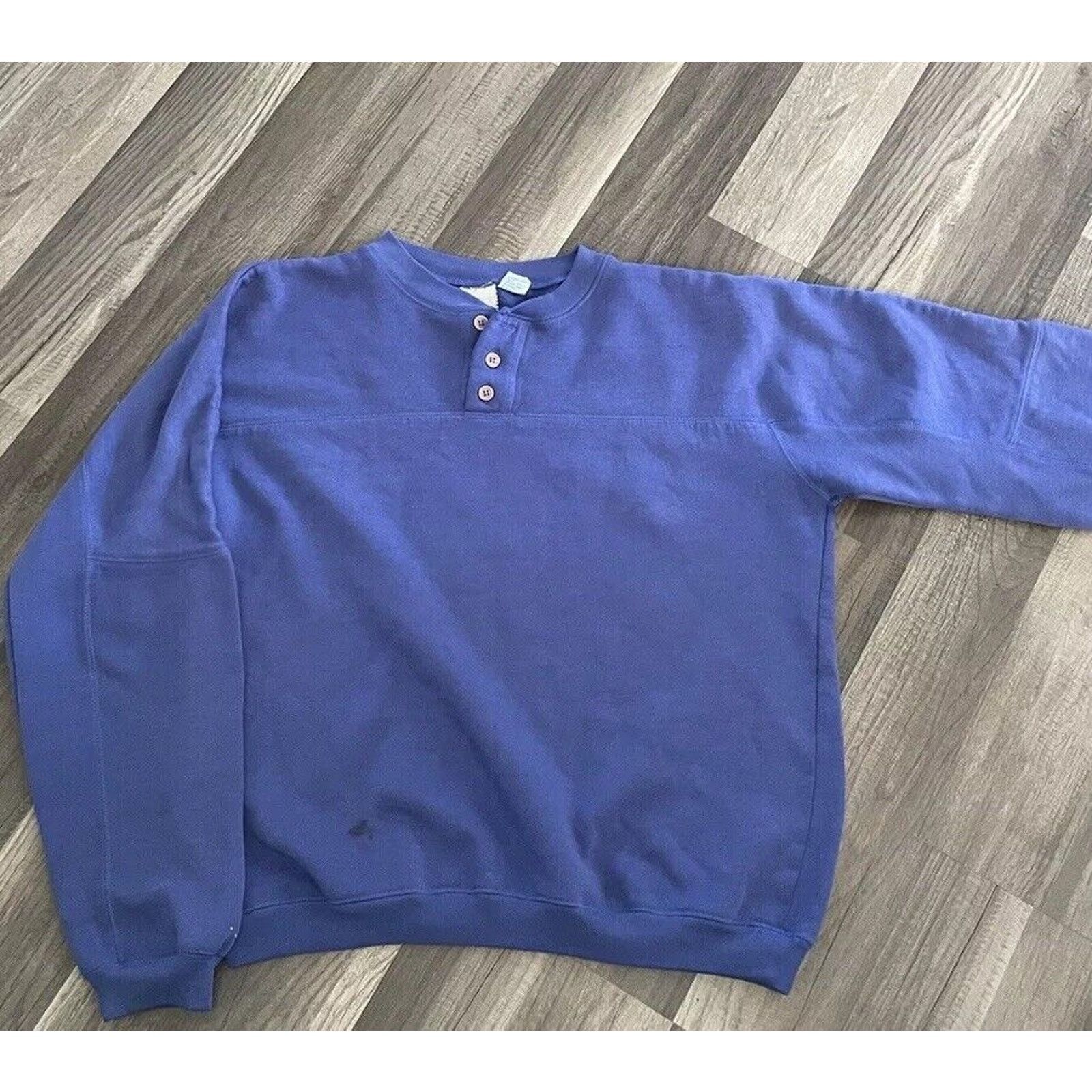 USA Olympics × Vintage USA Olympics Crewneck Henley Medium Violet Purple Size US M / EU 48-50 / 2 - 1 Thumbnail