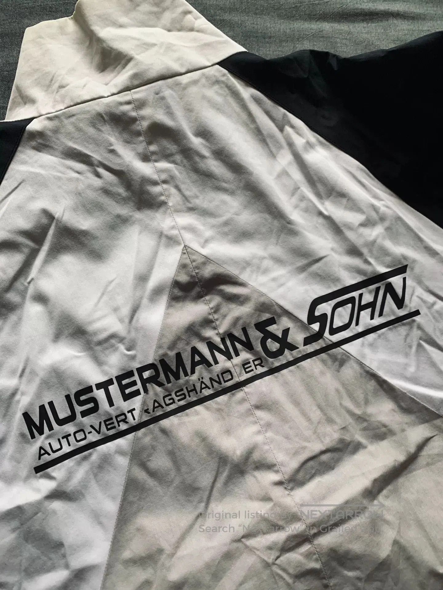 Vetements Vetements Black White Gray Print Coach Jacket. Size US M / EU 48-50 / 2 - 4 Thumbnail