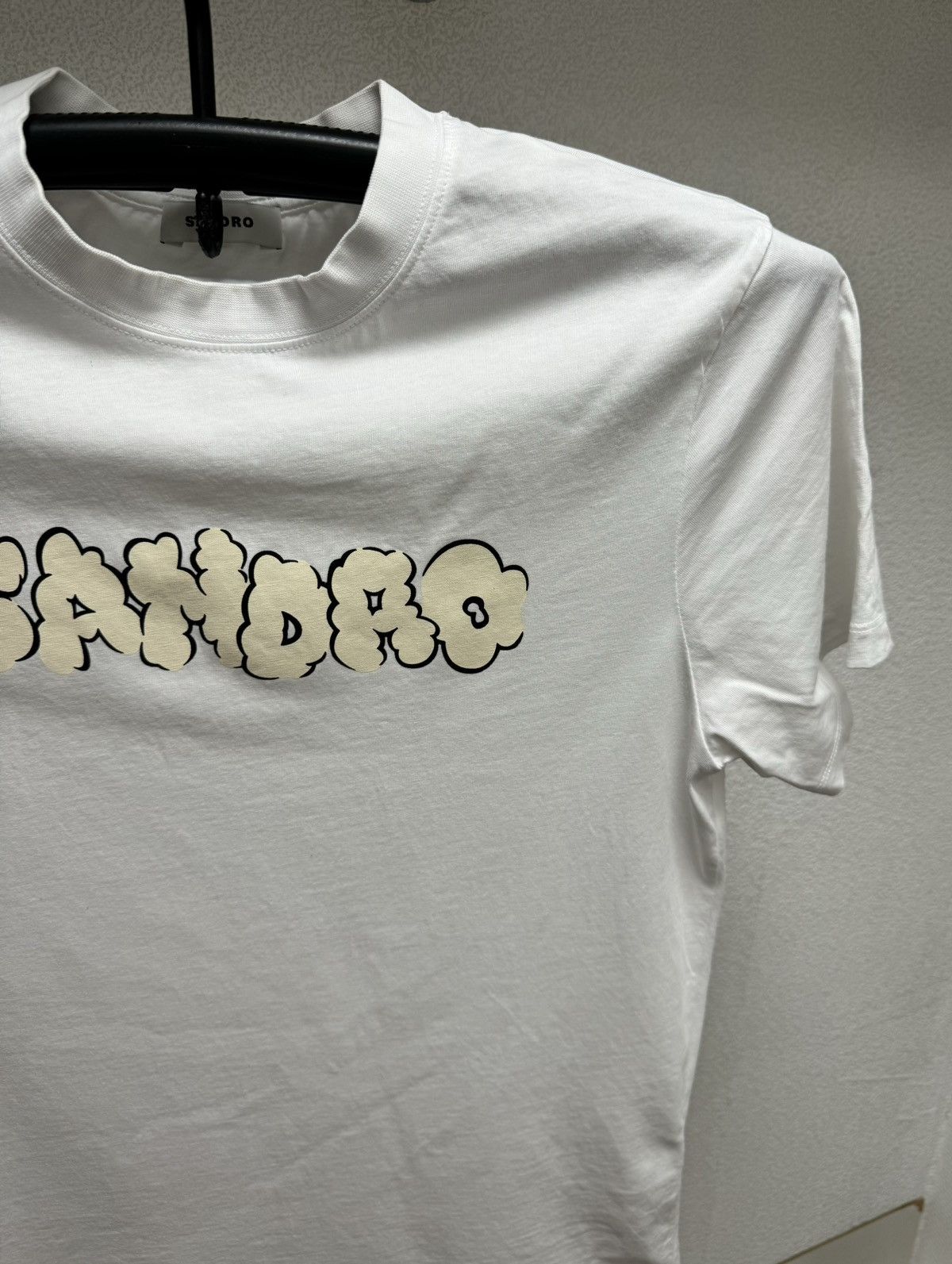 Sandro Sandro Paris white t-shirt S sz graffiti print Size US S / EU 44-46 / 1 - 3 Thumbnail