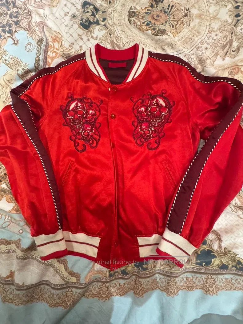 Alexander McQueen Alexander McQueen Silk Jacket for New Year. Size US L / EU 52-54 / 3 - 1 Thumbnail