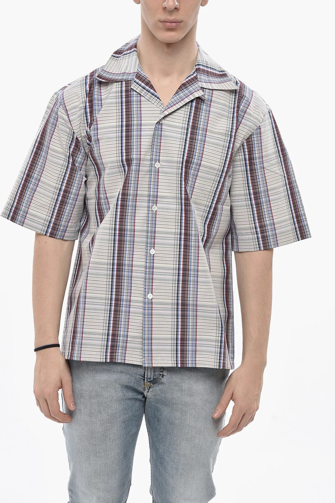 Marni og1mm0326 Cotton Bowling Shirt in Multicolor Size US L / EU 52-54 / 3 - 1 Thumbnail