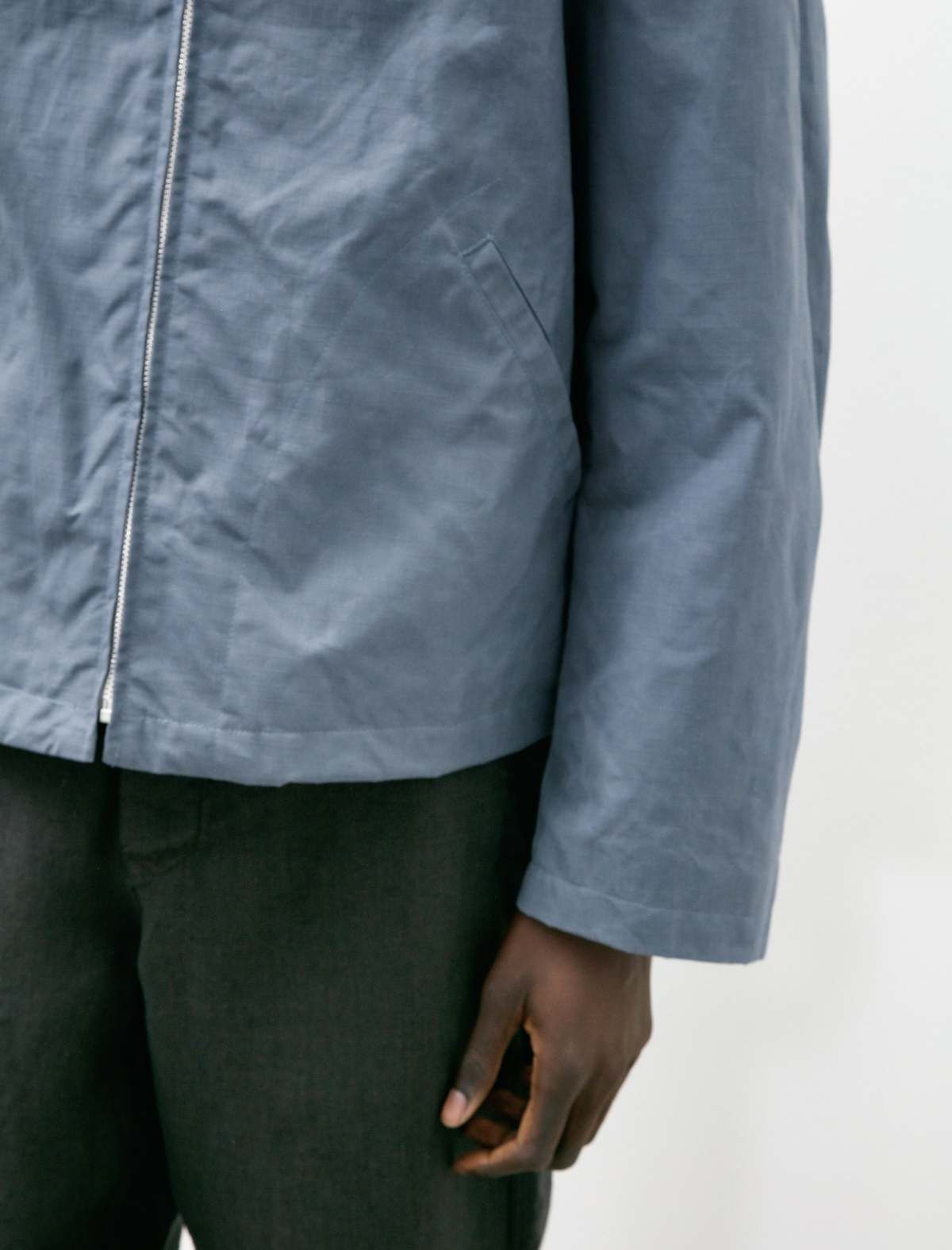 James Coward James Coward Site Jacket Dark Chambray Waxed Riptstop Size US M / EU 48-50 / 2 - 9 Thumbnail