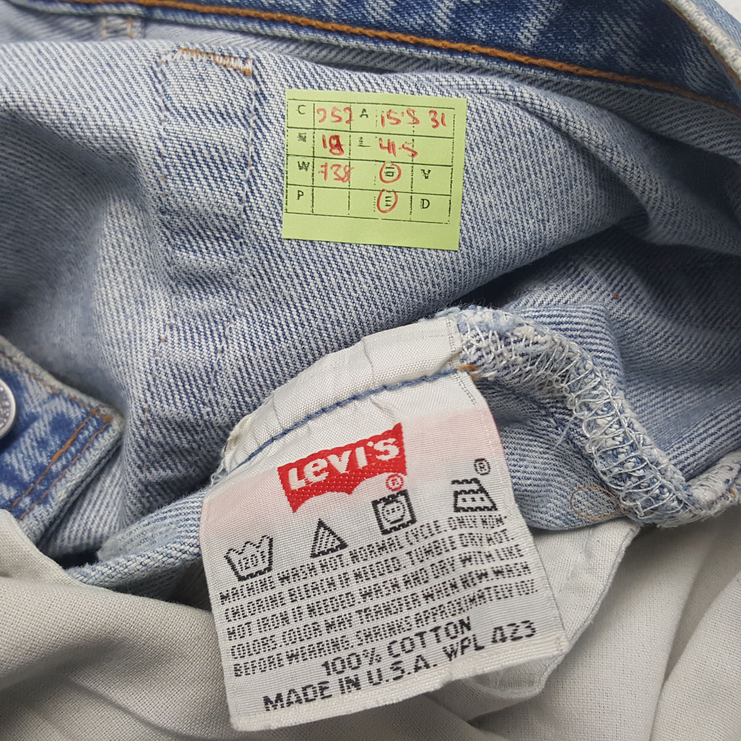 Levi's × Vintage Vintage Levi Strauss & CO Distressed Style Patchwork Jeans Size US 28 / EU 44 - 8 Thumbnail