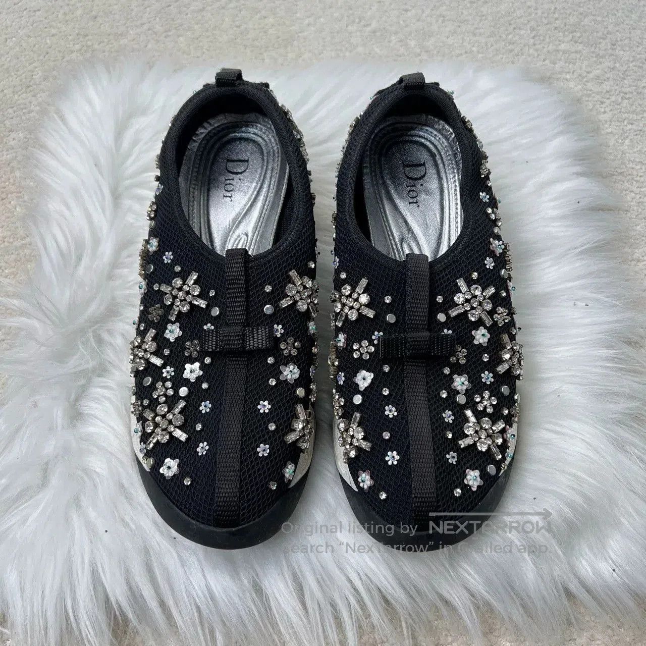 Dior Dior Crystal Embellished Garden Shoes. Size US 4 / IT 34 - 1 Thumbnail