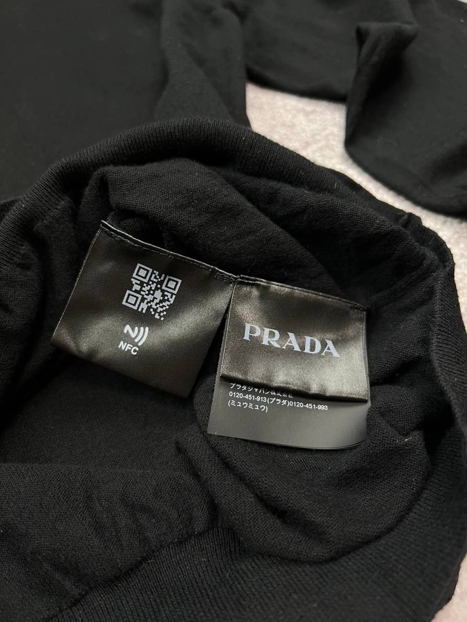 Prada Prada Classic Long Sleeve Black Label Luxury Size US M / EU 48-50 / 2 - 5 Thumbnail