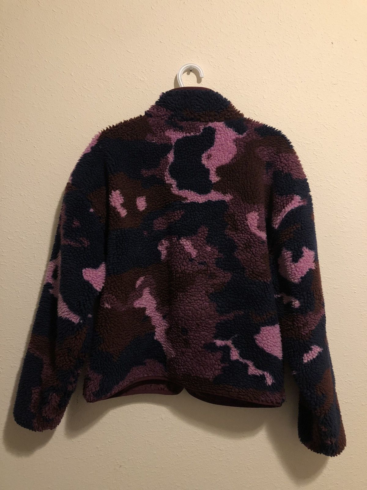 Vintage Vintage Merlot Pink Camo Snap Button Fleece Jacket Size US M / EU 48-50 / 2 - 3 Thumbnail