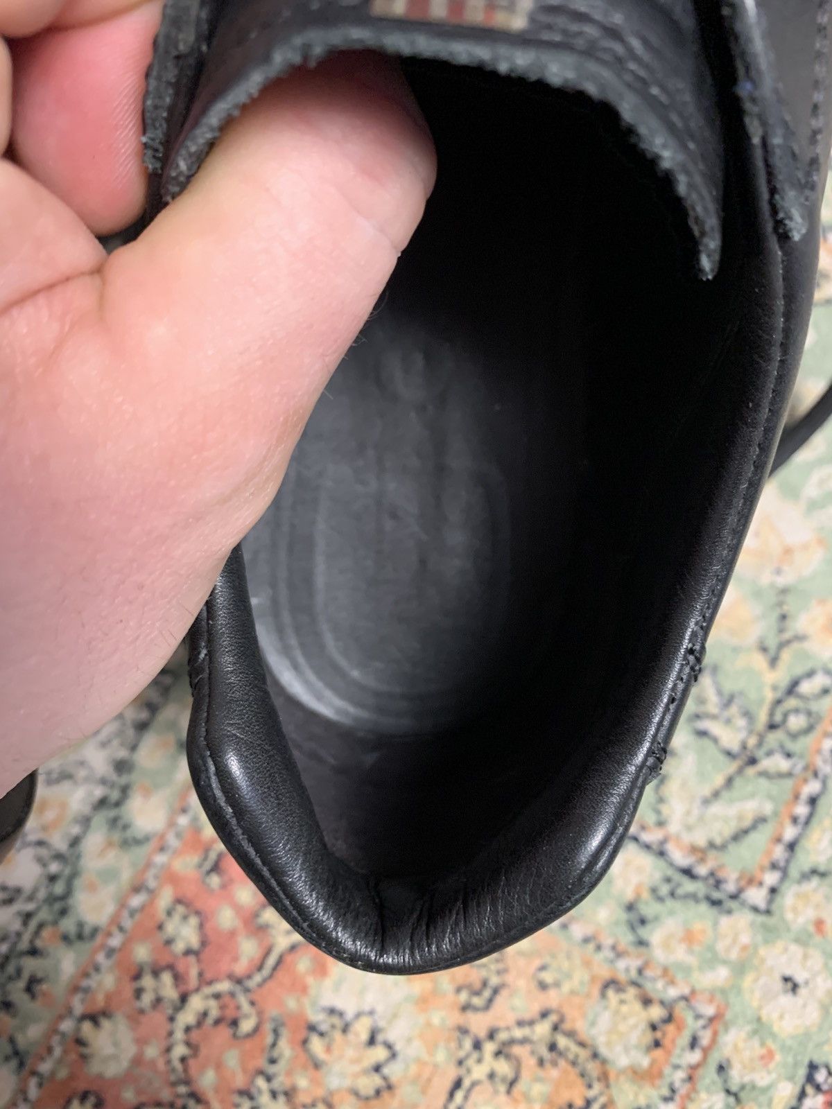 Prada Prada Snickers Auth Black Leather Luxury Size US 9.5 / EU 42-43 - 15 Thumbnail