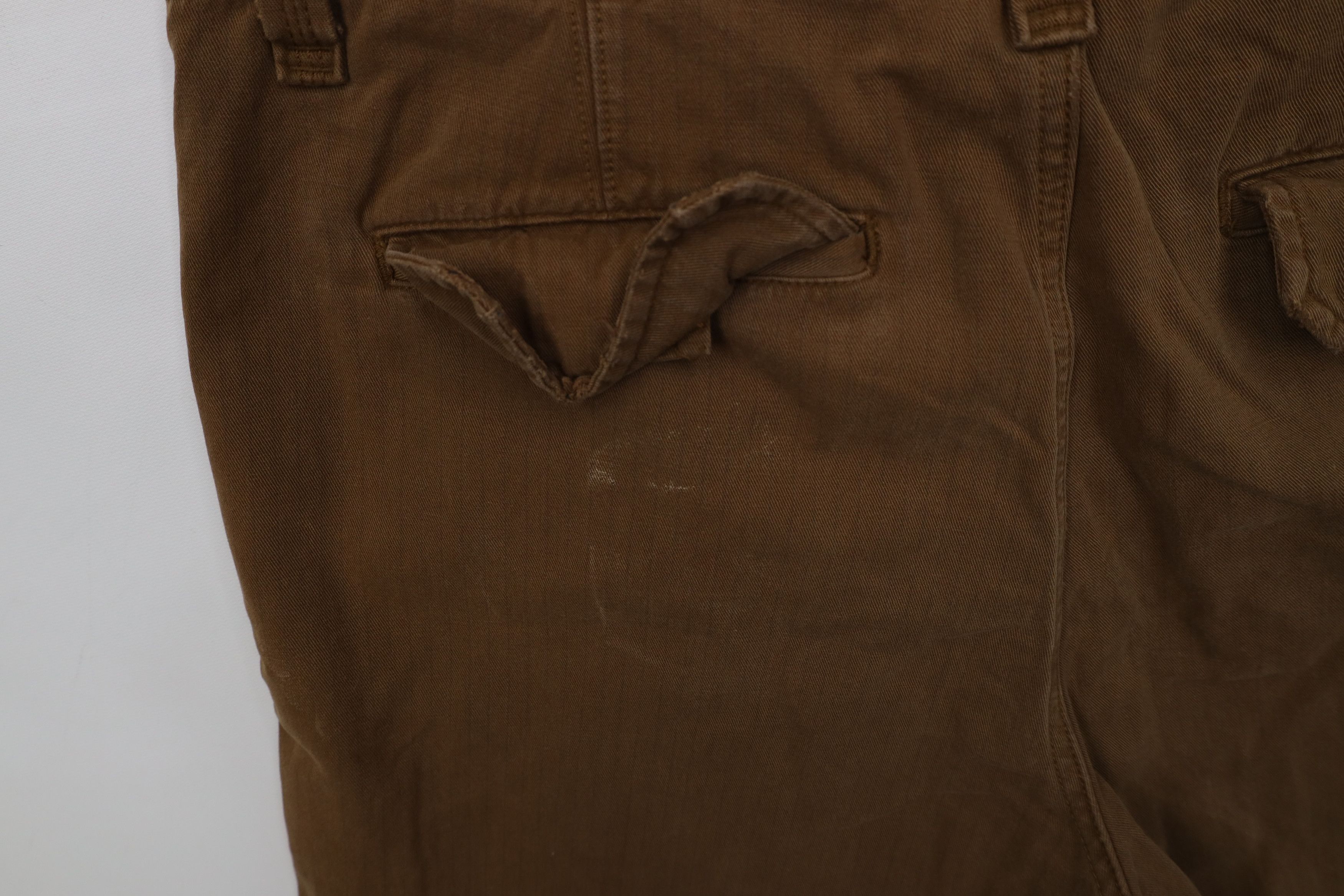 Gap Vintage Y2K Gap Pinstriped Boot Cut Wide Leg Pants Brown Size US 36 / EU 52 - 14 Thumbnail
