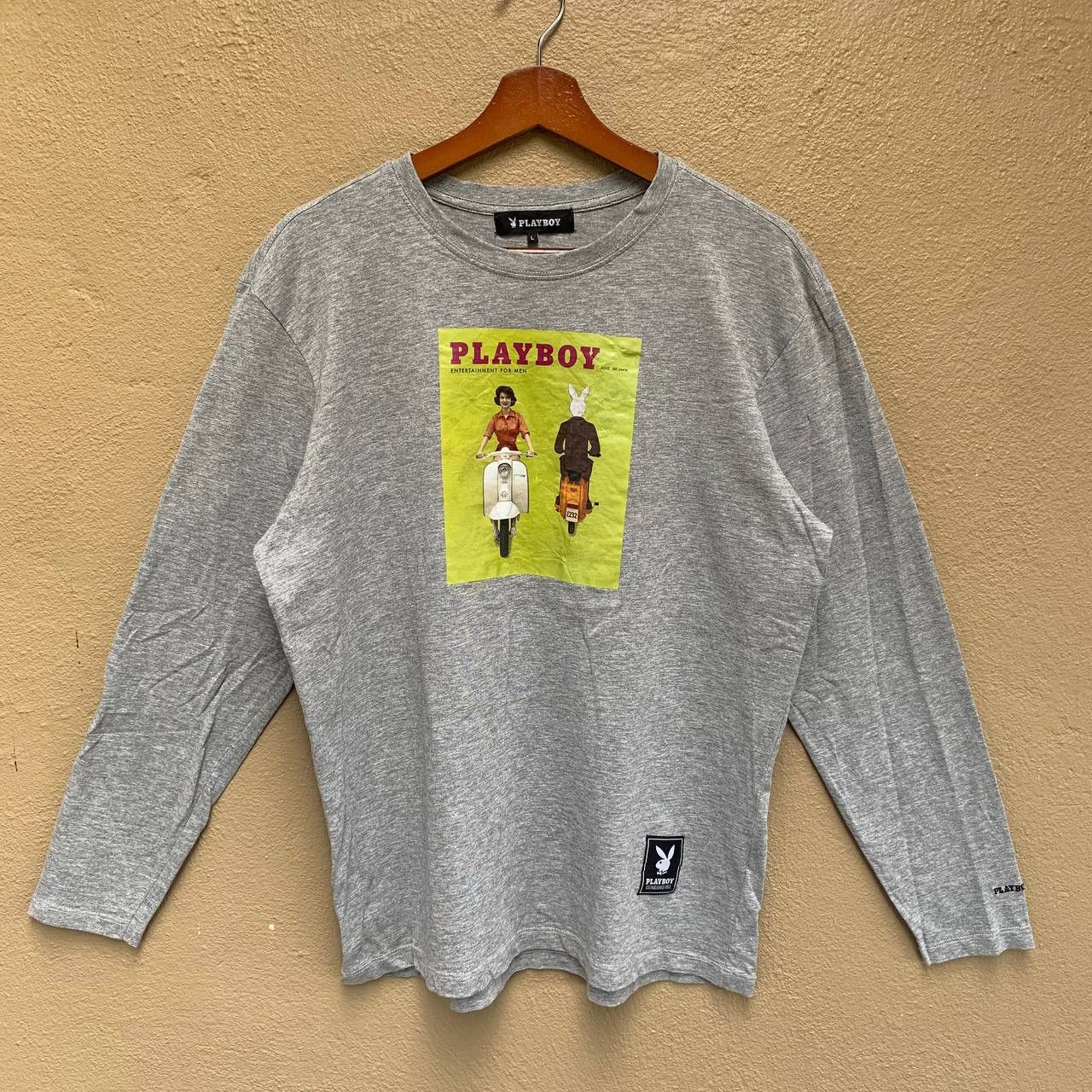 Playboy PLAYBOY Classic Magazine Style Print Long Sleeve Tee Size US L / EU 52-54 / 3 - 1 Thumbnail