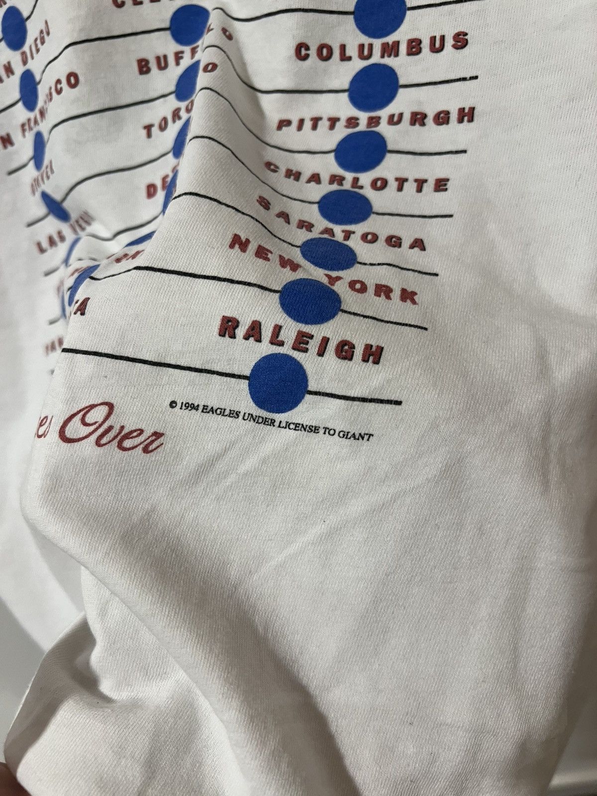 Vintage 1994 The Eagles “Hell Freezes Over” Vintage Shirt Size US XL / EU 56 / 4 - 4 Thumbnail